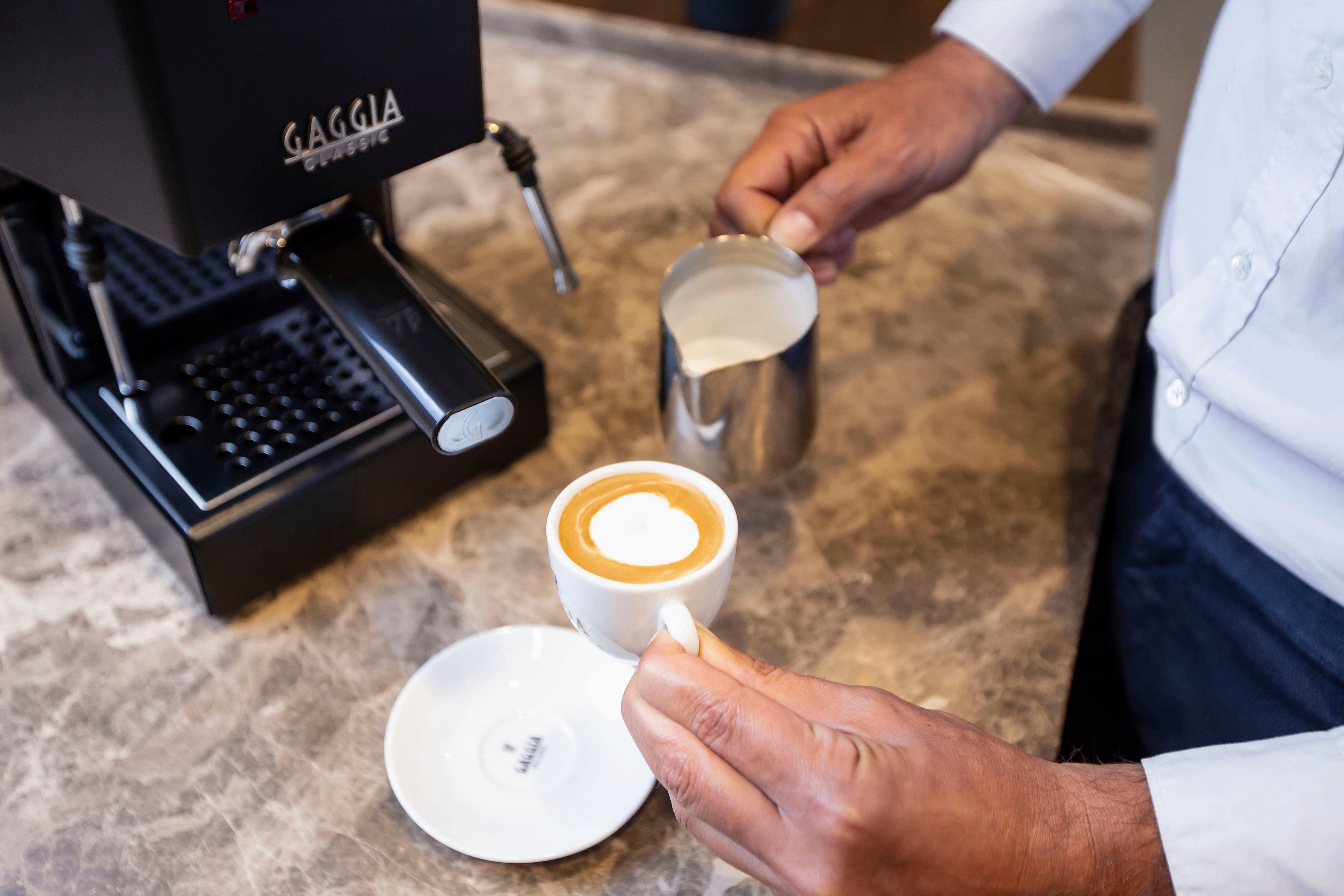 Gaggia Espressomaschine Classic Evo Thunder Black, Siebträger