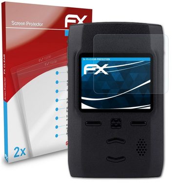 atFoliX Schutzfolie Displayschutz für Motorola TPG2200 Tetra Pager, (2 Folien), Ultraklar und hartbeschichtet