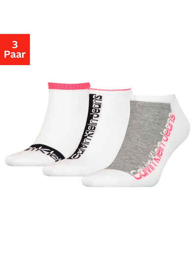 Calvin Klein Шкарпетки для кросівок (3-Paar) mit auffälligem CK Branding