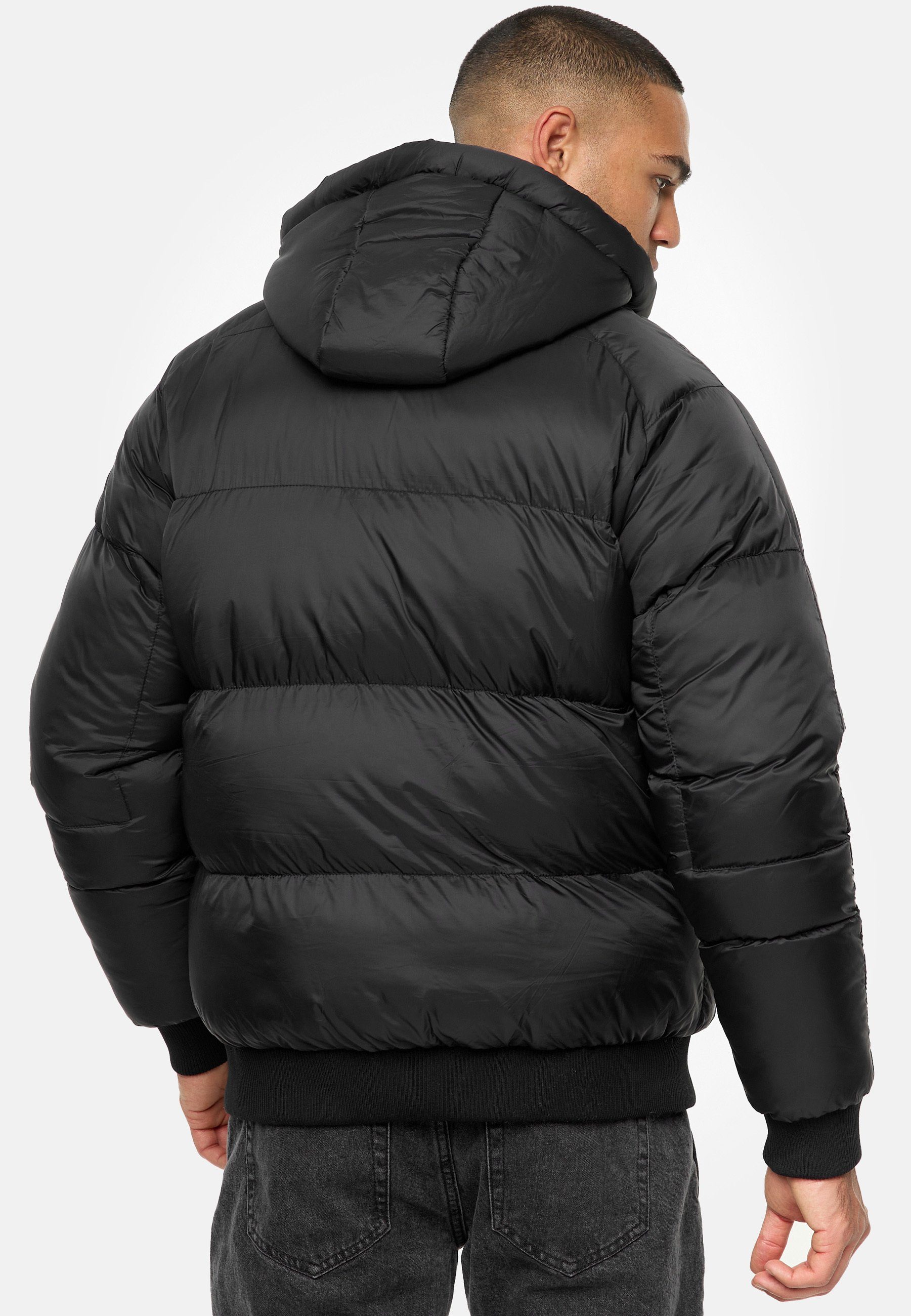 Indicode Steppjacke Herren INPaulix Herrenjacke Daunen-Optik