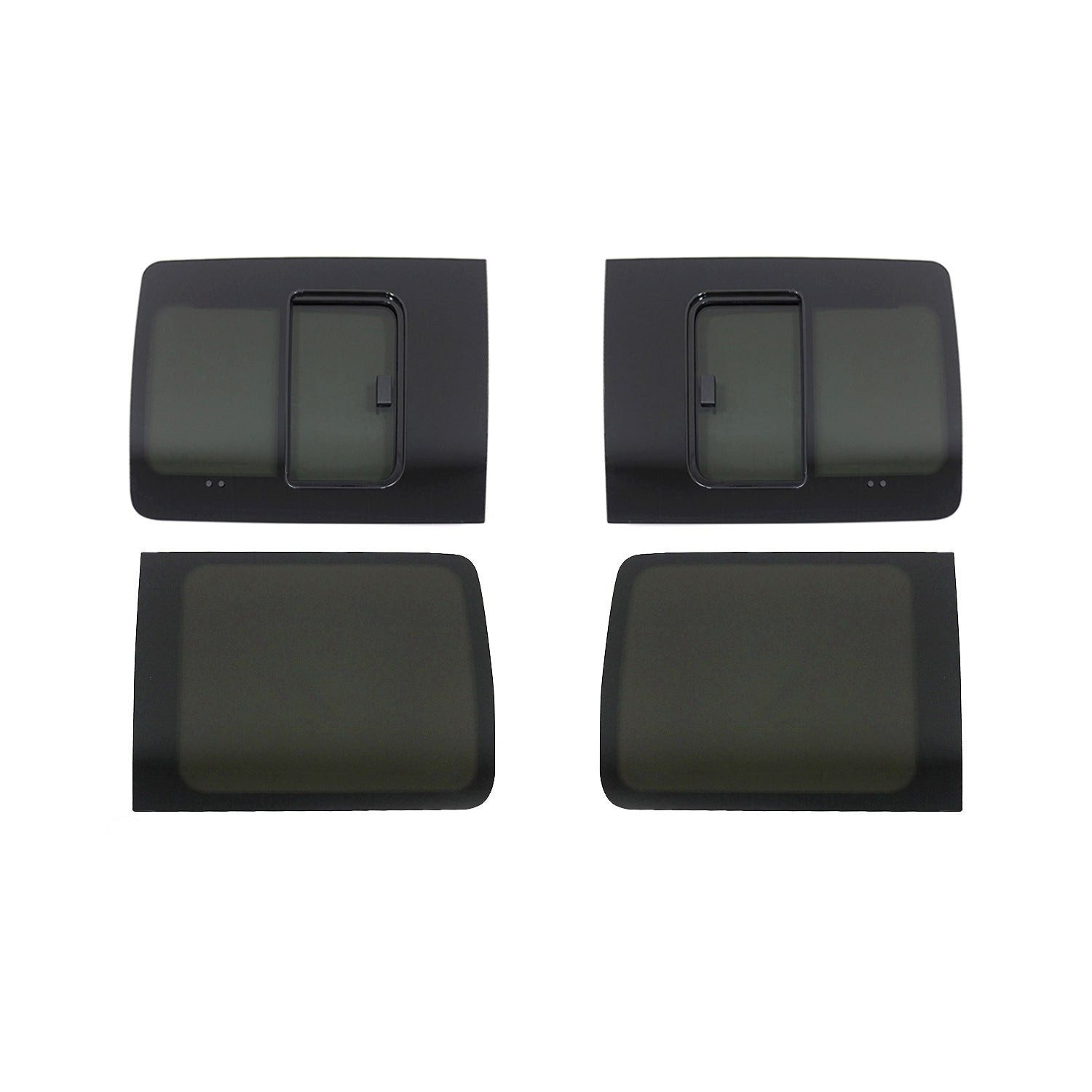 OMAC Fenster Seitenfenster VW Caddy 2003-2020 Autoglas Links Rechts Set 4x L1, (4 St), Haltbar, Langlebig