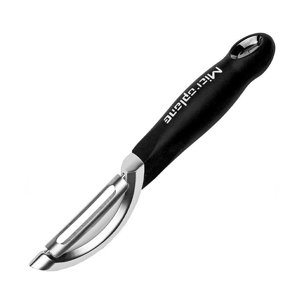 Microplane Sparschäler Profi-Schäler 18 cm Speciality schwarz, (1-tlg), Profi-Schäler, 18,50cm, Edelstahl 18-8, schwarz – Bild 2 von 4
