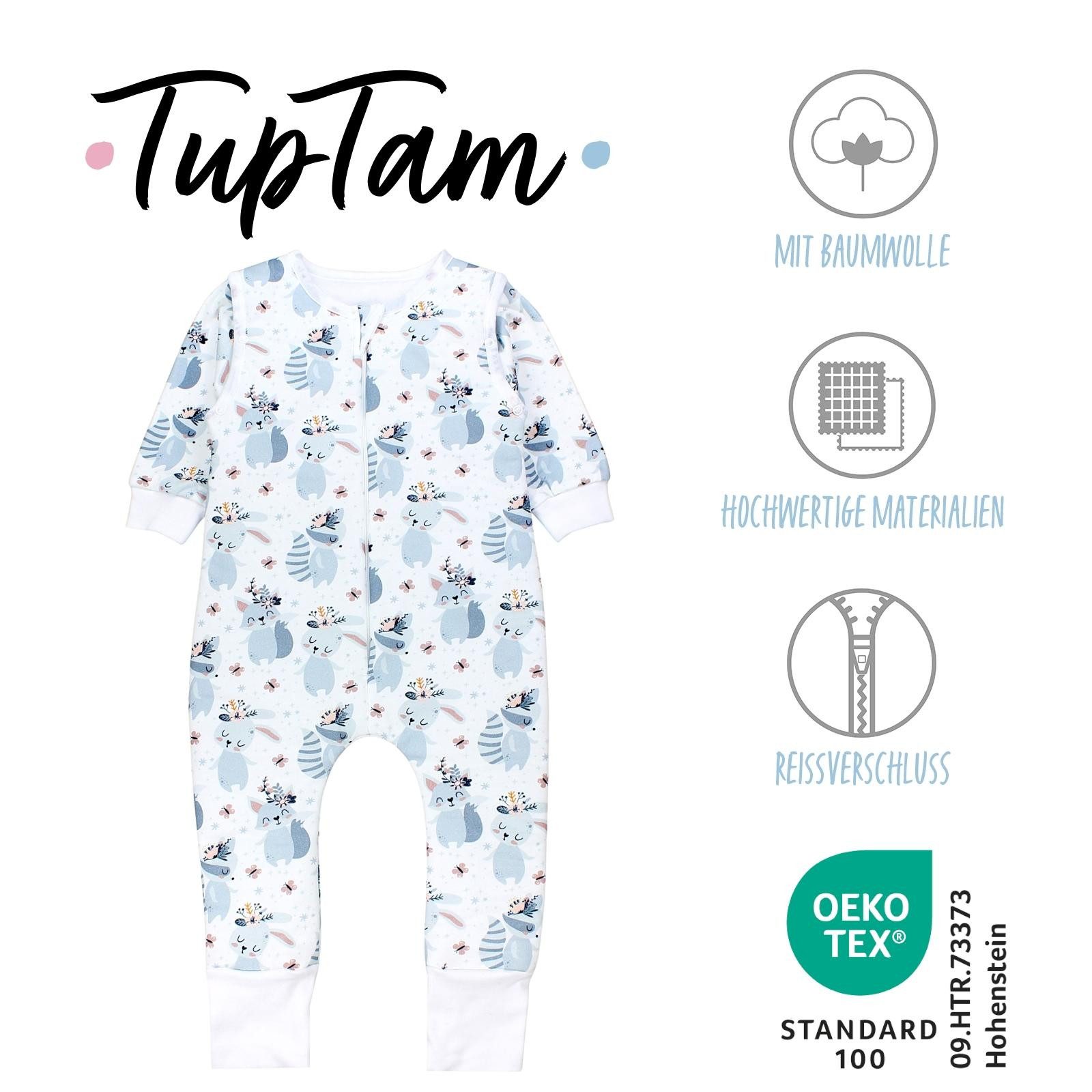 TupTam Babyschlafsack 2.5 TOG Schlafsack BIO-Baumwolle mit Beinen und Ärmel günstig online kaufen