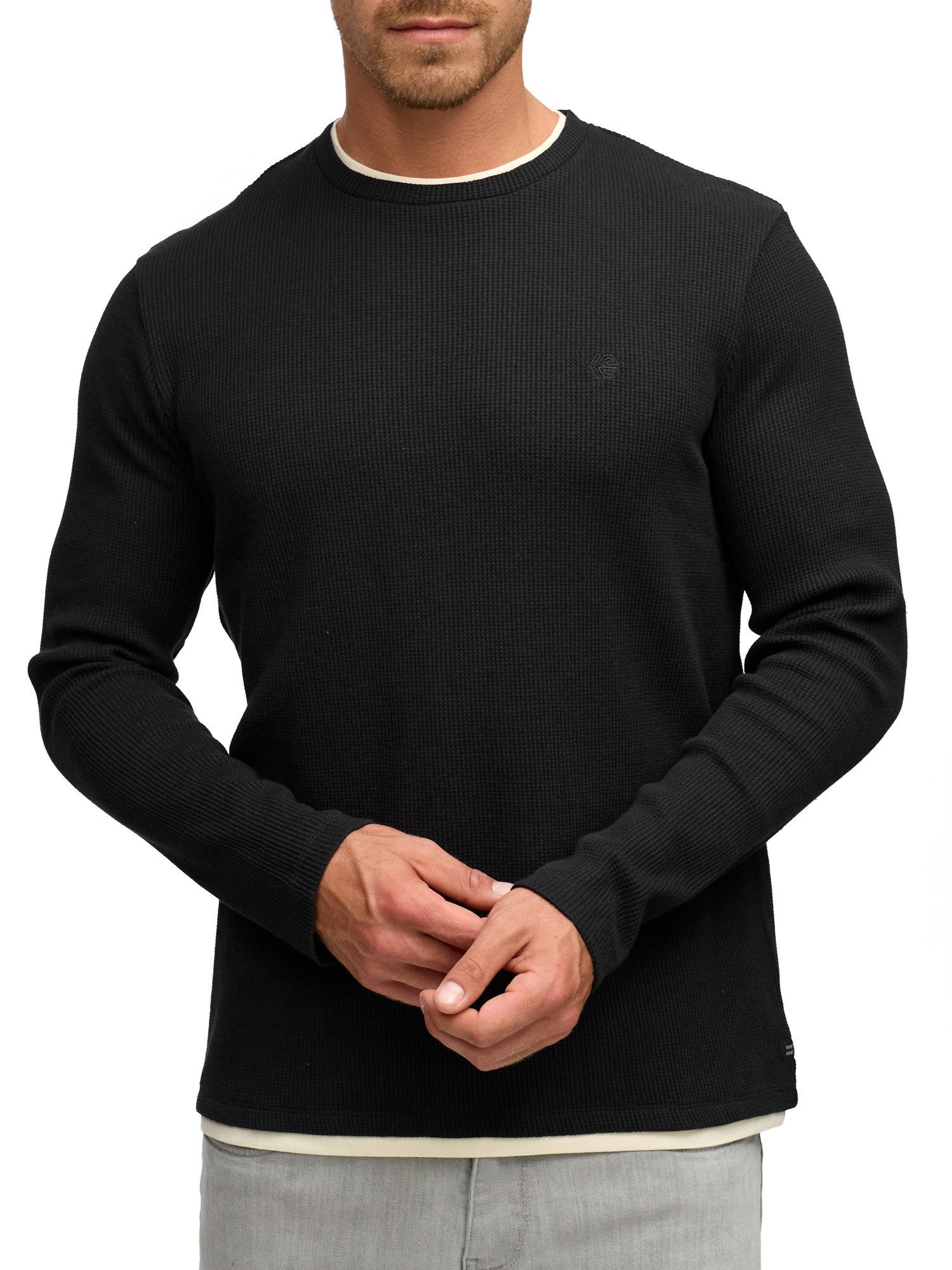 Indicode Langarmshirt INSigfinn günstig online kaufen