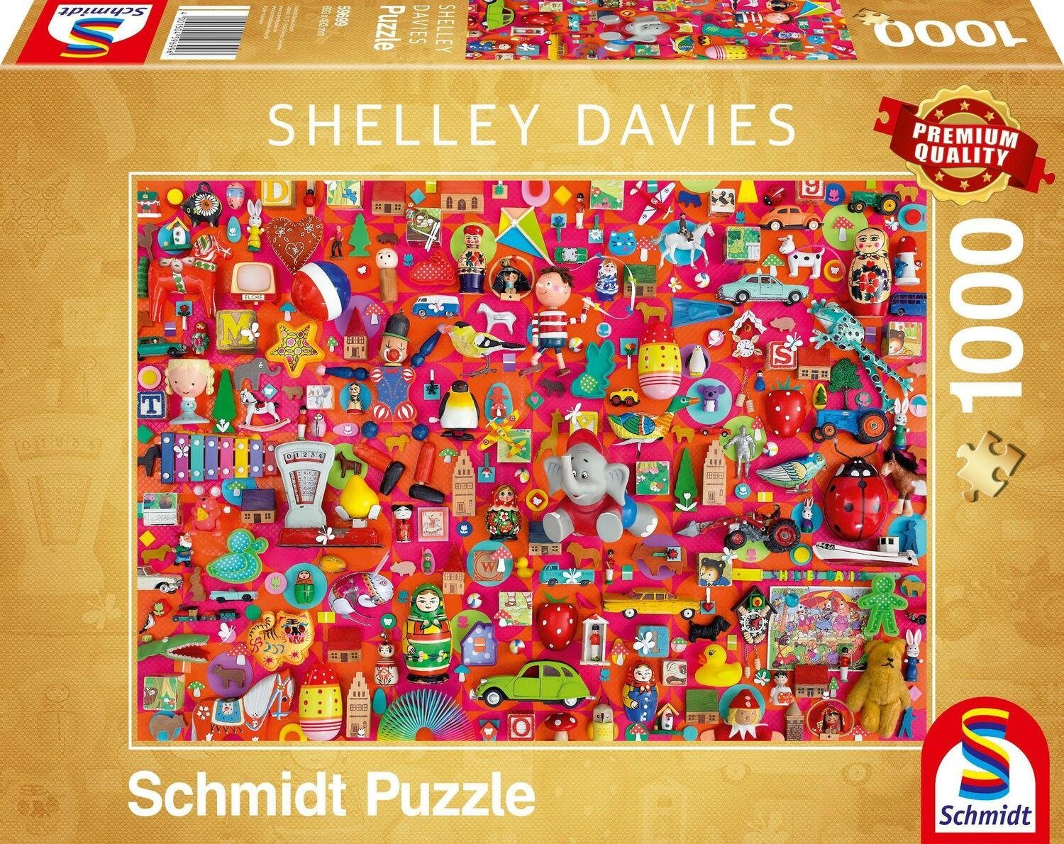 Schmidt Spiele Puzzle Vintage Spielzeug Puzzle 1.000 Teile, 1000 Puzzleteile