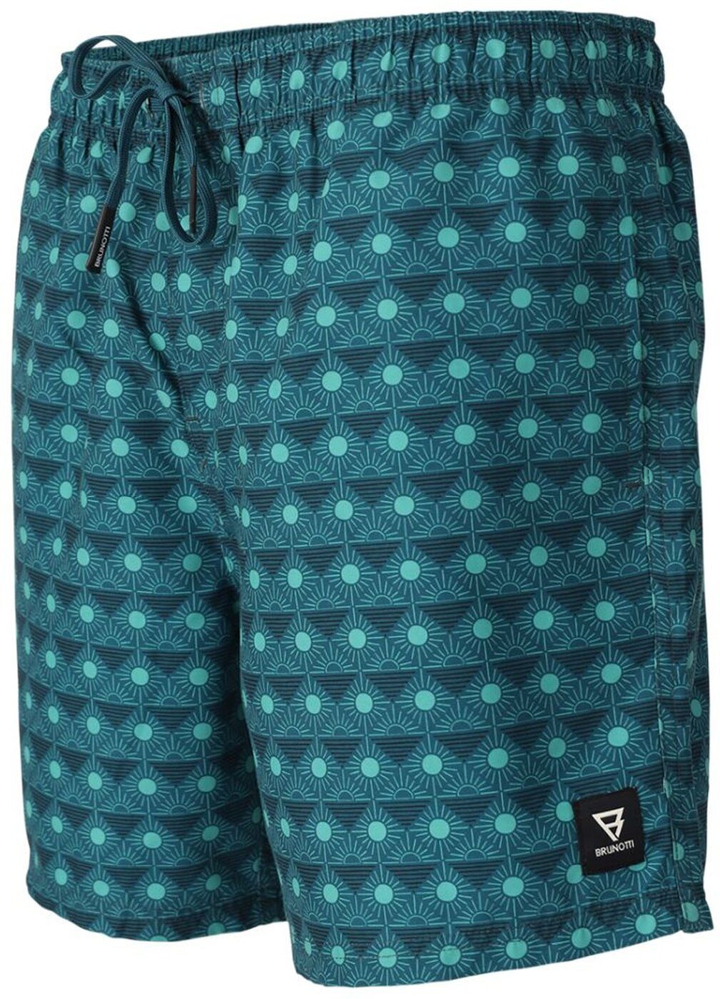 Brunotti Badeshorts Cester-Mini Men Swim Shorts Memories Of The Sun Fuel Green