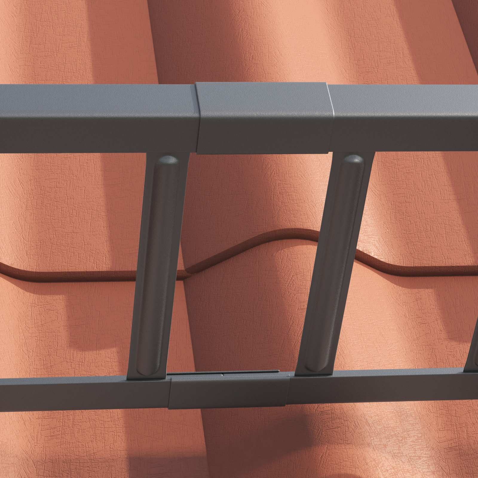 vidaXL Draht Schneefanggitter Anthrazit 600 x 2,5 x 20 cm Stahl, (1St)