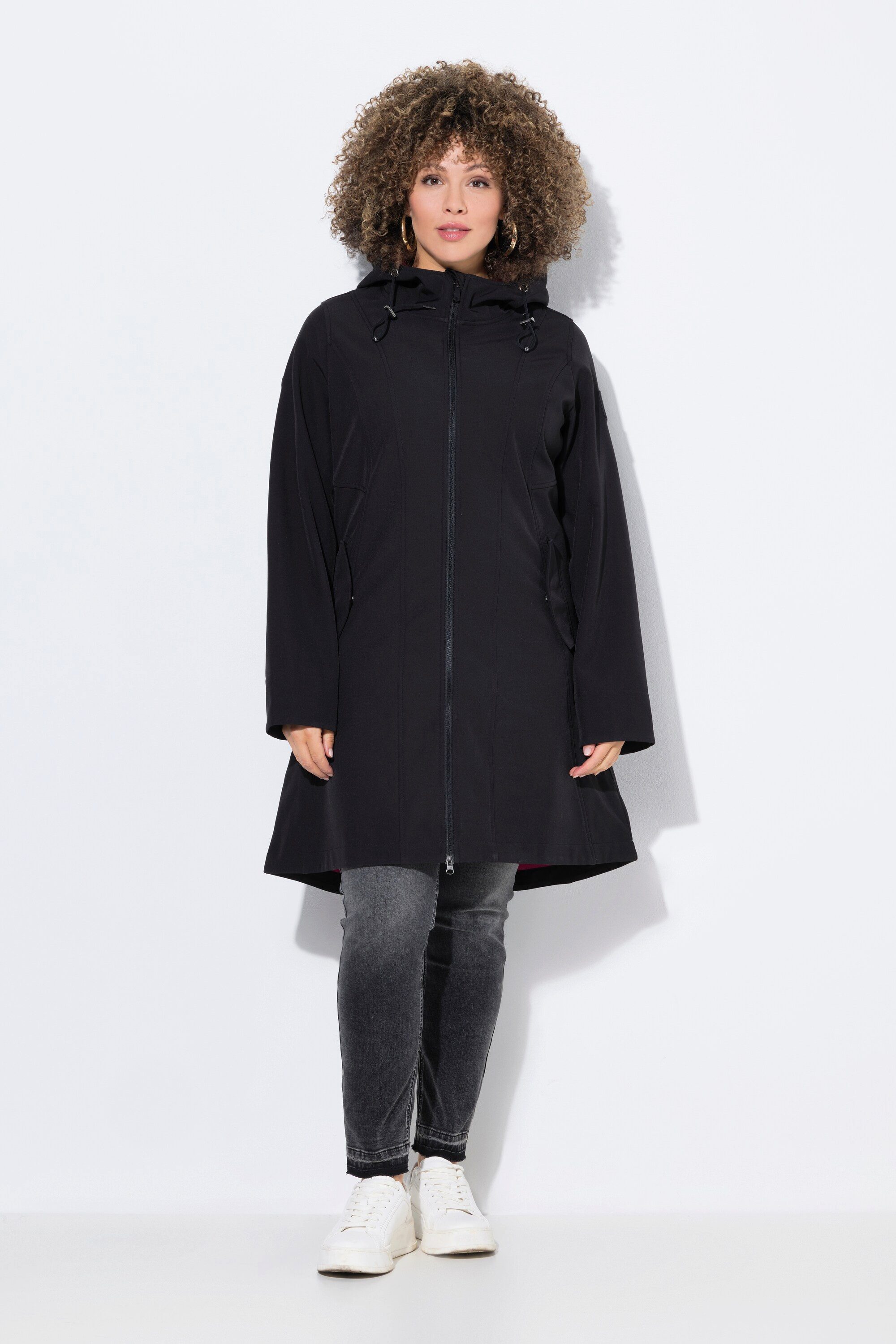 Ulla Popken Wintermantel HYPRAR Softshelljacke wasserabweisend günstig online kaufen