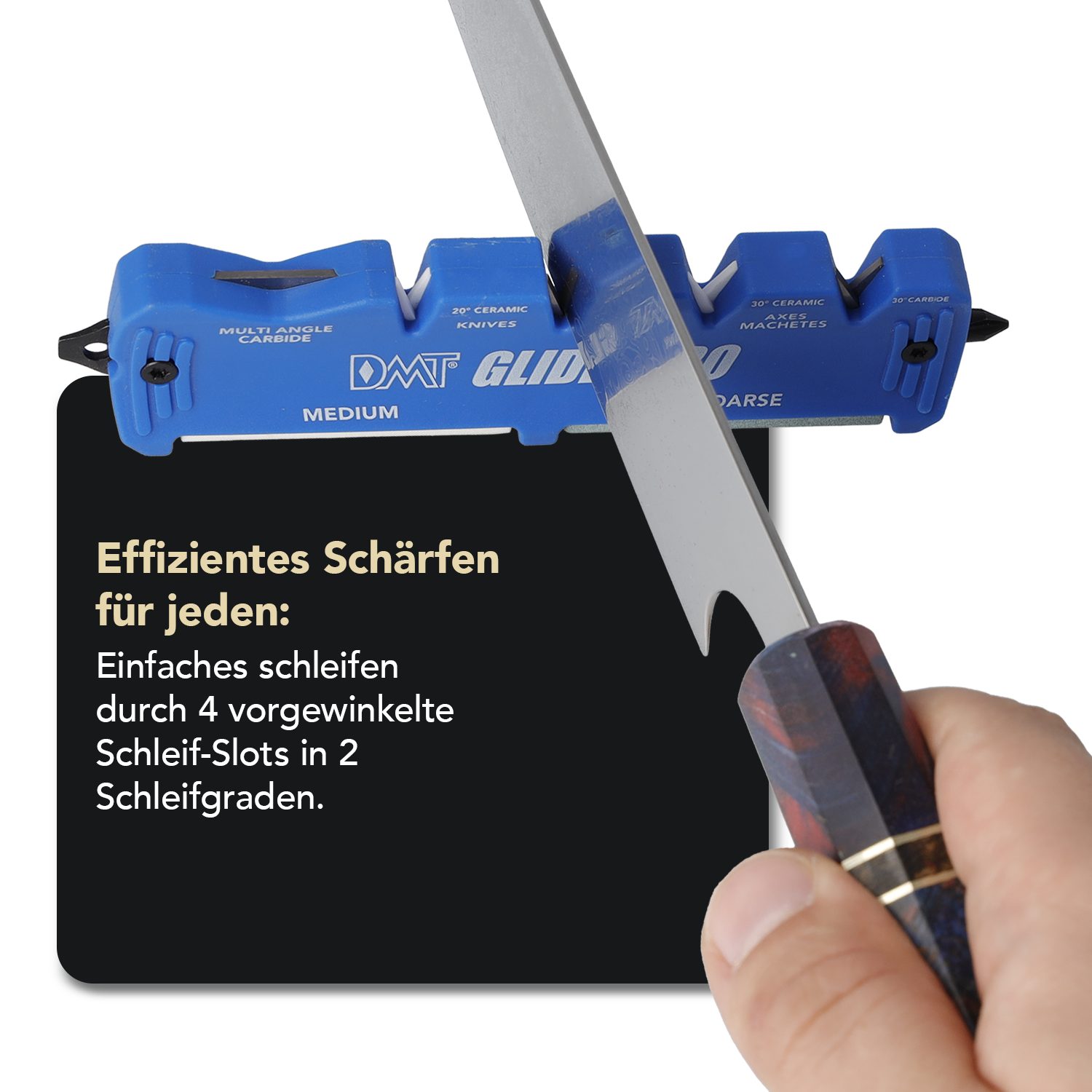 DMT Axt- und Messerschärfer DMT Glide Pro Sharpener – Schärfer für Messer und Klingen aller Art