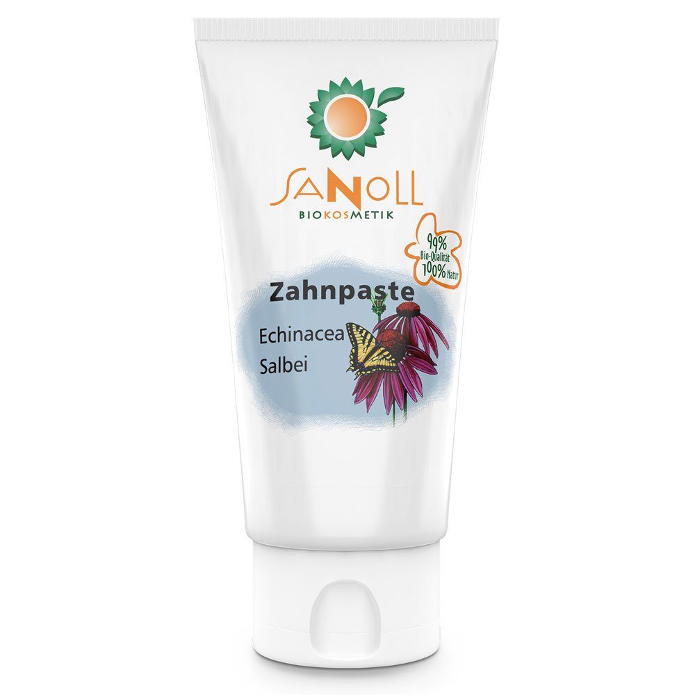 Sanoll Zahnpasta Zahnpaste Echinacea-Salbei, 75 ml
