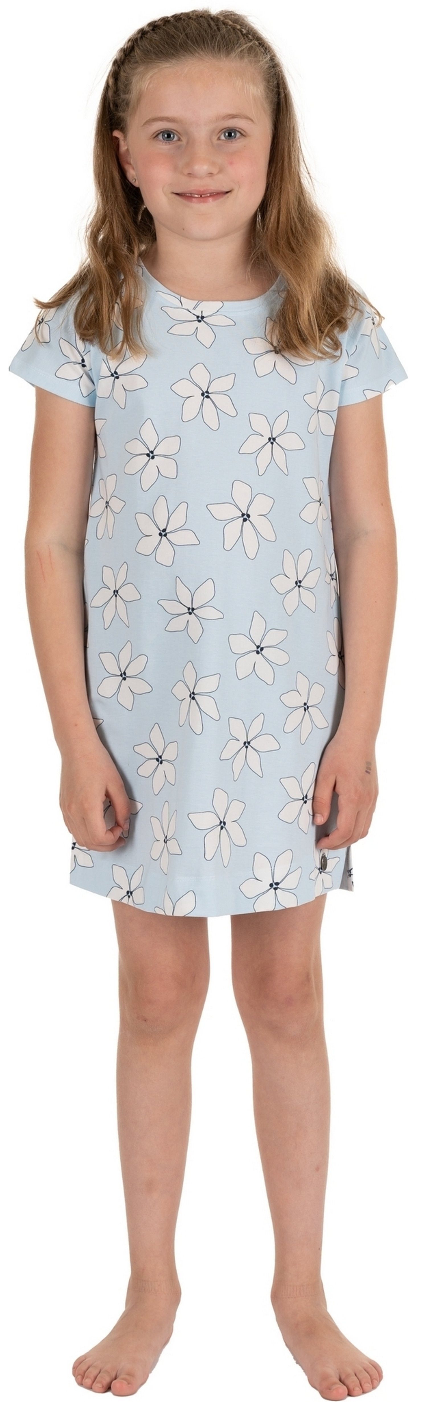 Nachthemd Mädchen Schlafshirt mit kurzem Arm