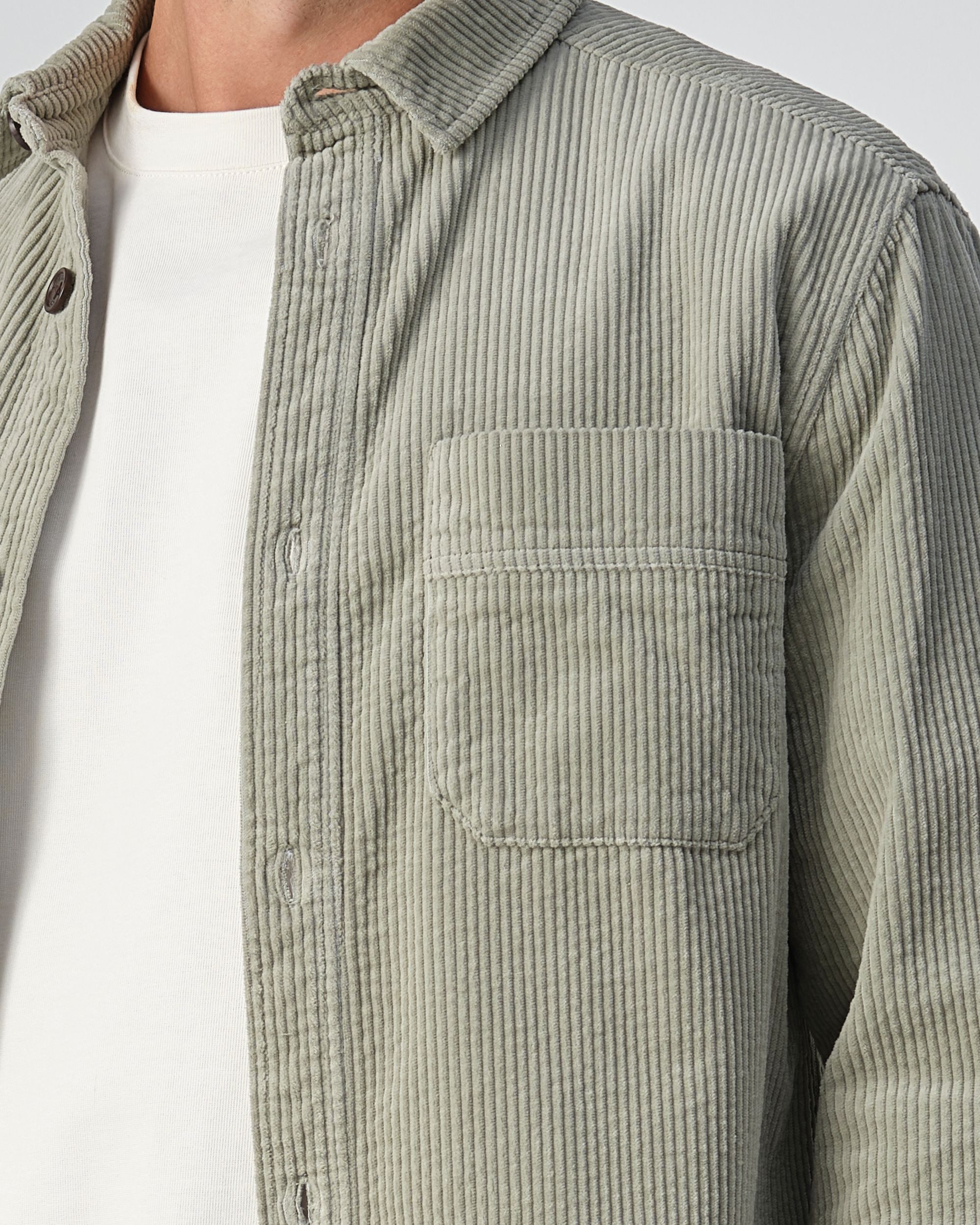 J.C. Rags Langarmhemd ACE CORD