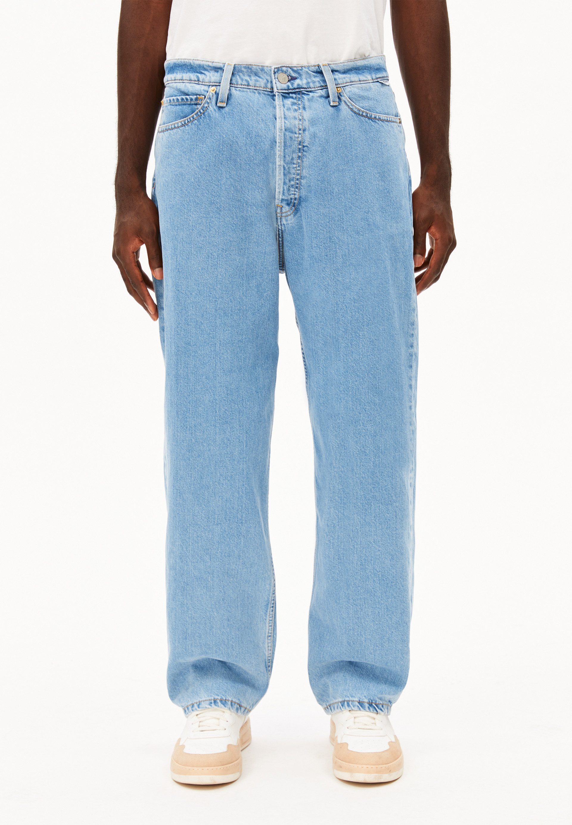 Bootcut-Jeans JAAMEO Baggy Jeans recycelte Baumwolle