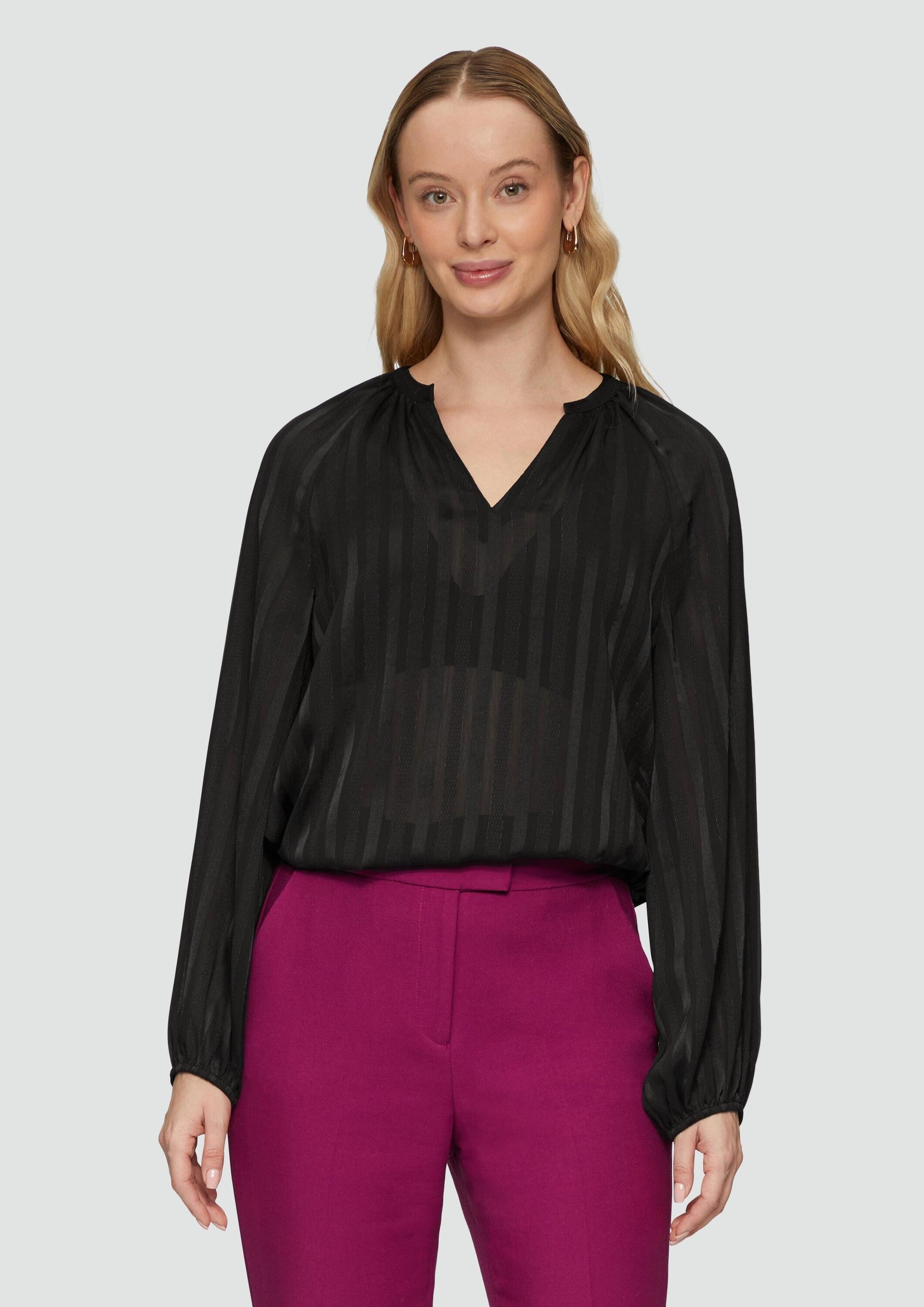 s.Oliver Langarmbluse Bluse (1-tlg) günstig online kaufen