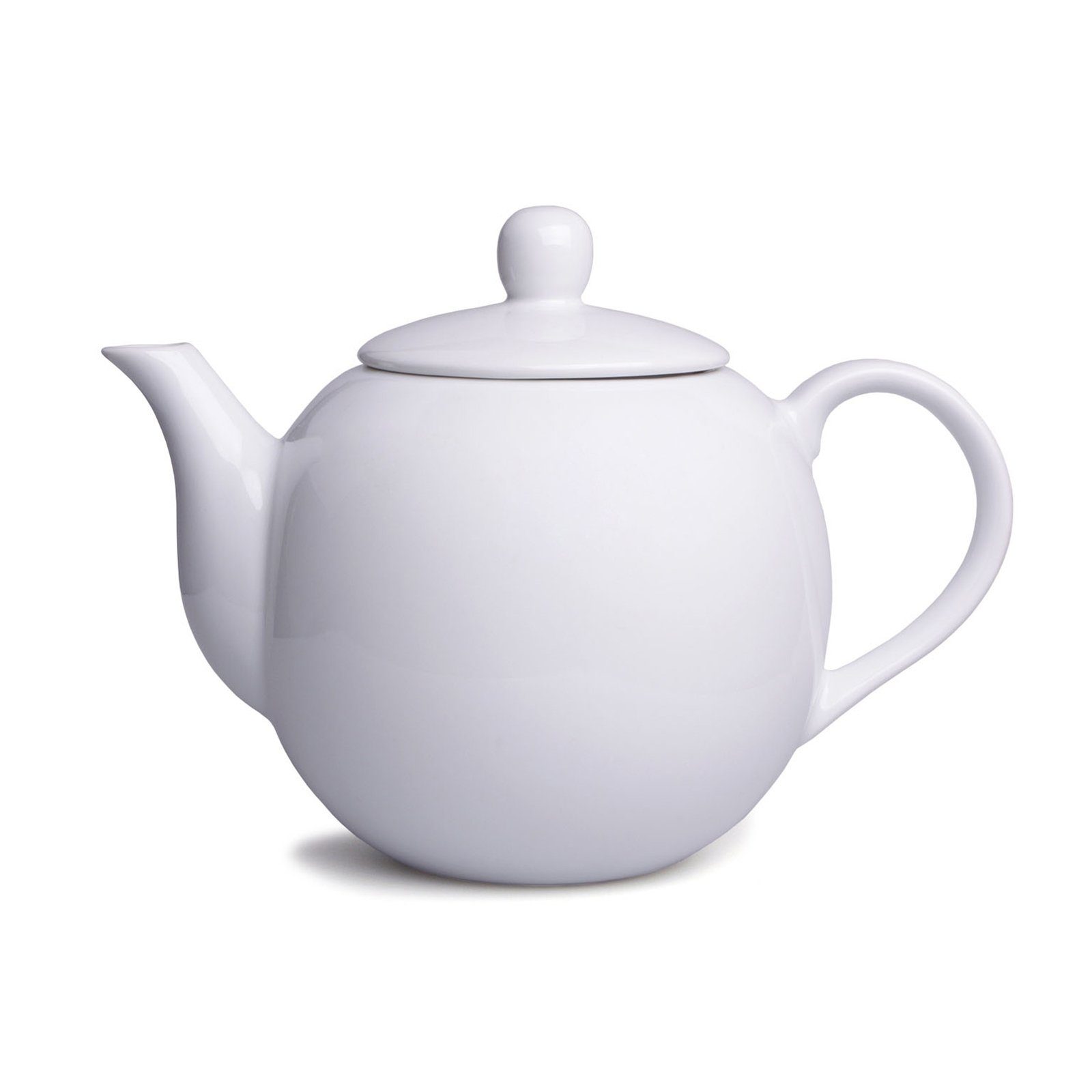 Neuetischkultur Teekanne Porzellan, Teekanne Porzellan 1.1 Vintage Weiß l, Kanne