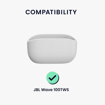 kwmobile Kopfhörer-Schutzhülle Hülle für JBL Wave 100TWS, Silikon Schutzhülle Etui Case Cover für In-Ear Headphones