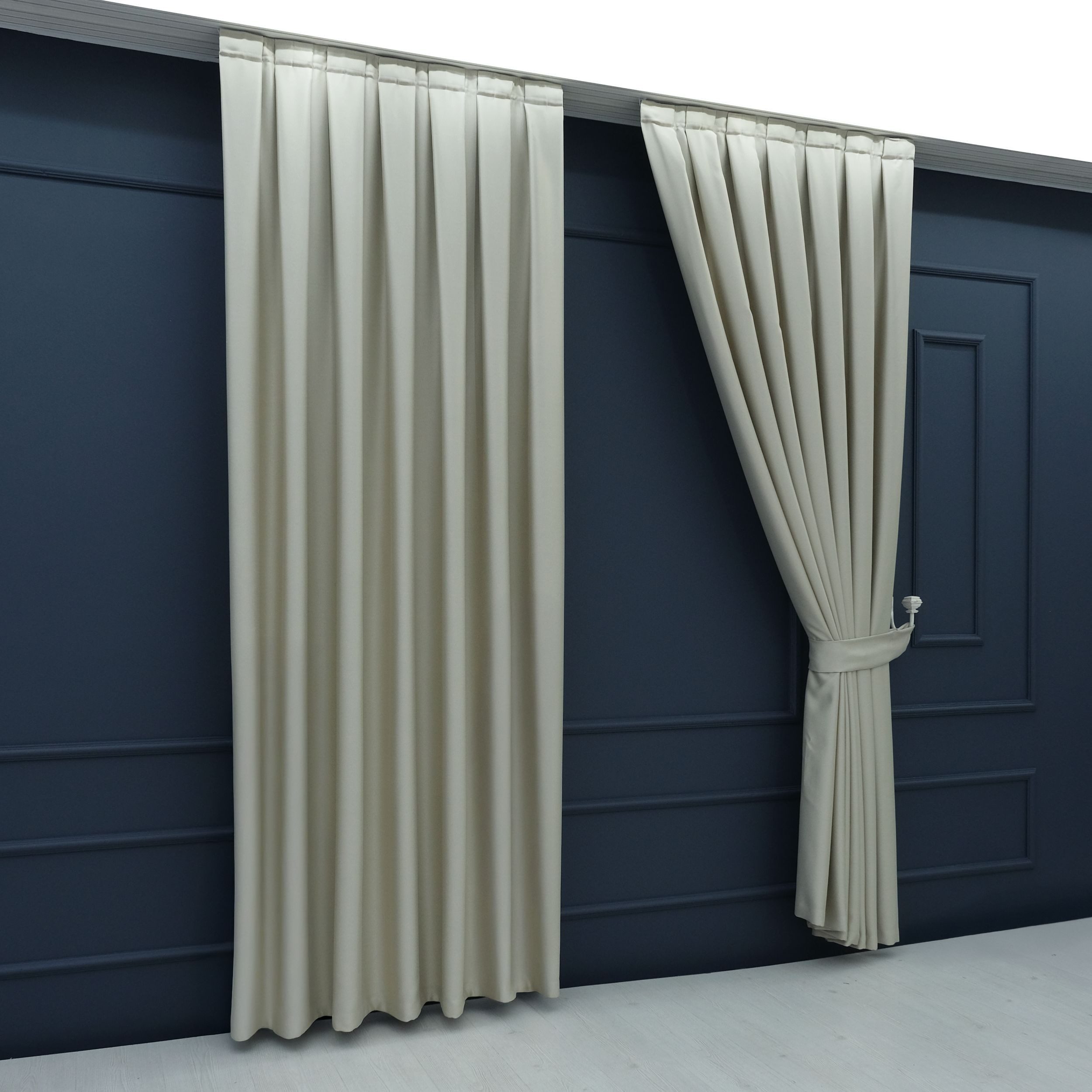 Gardinen by Justyna Vorhang 2er Seiten Schal Set Blackout (4 St), Kräuselba günstig online kaufen