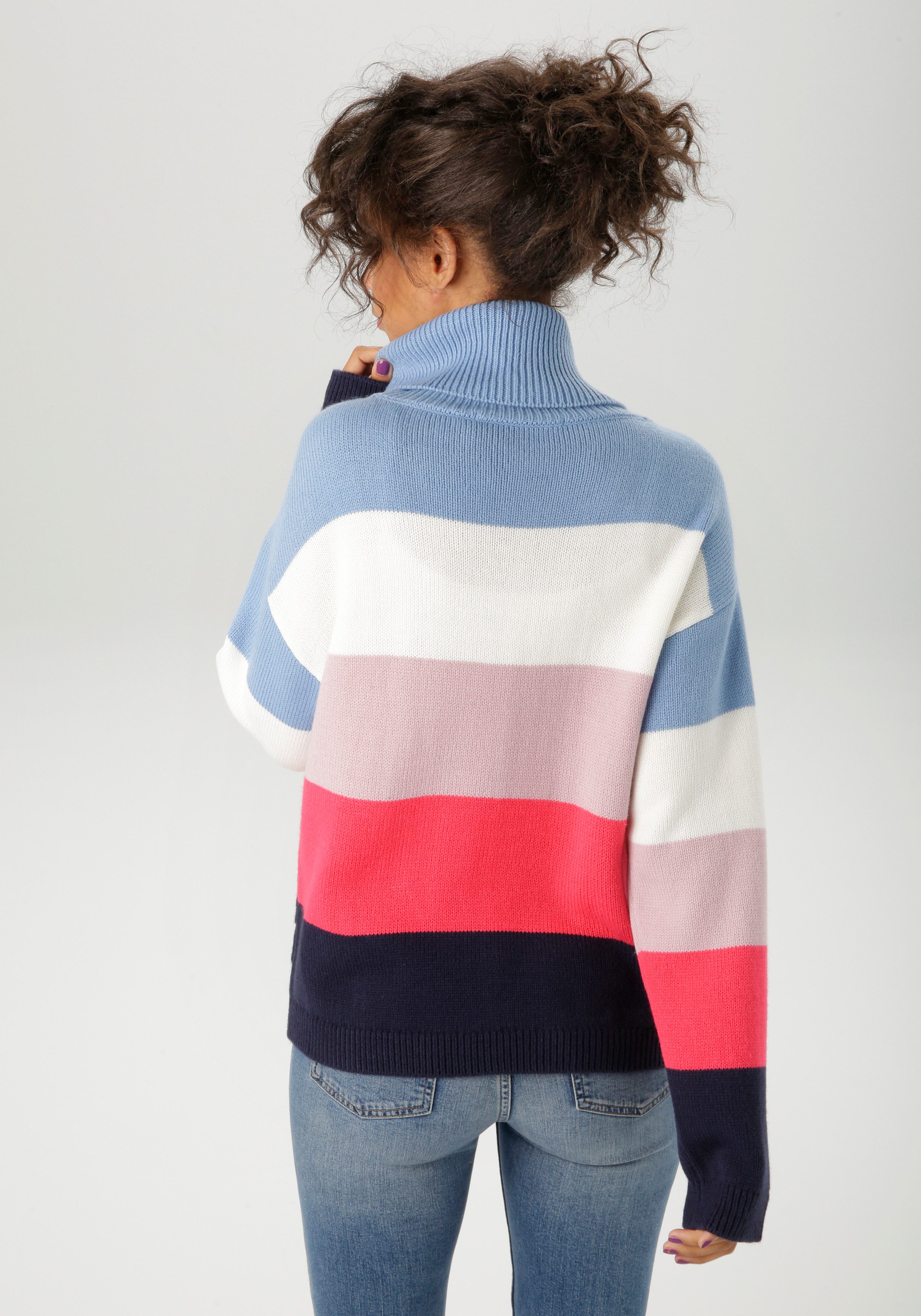 Aniston CASUAL Strickpullover in farbenfroher oder günstig online kaufen