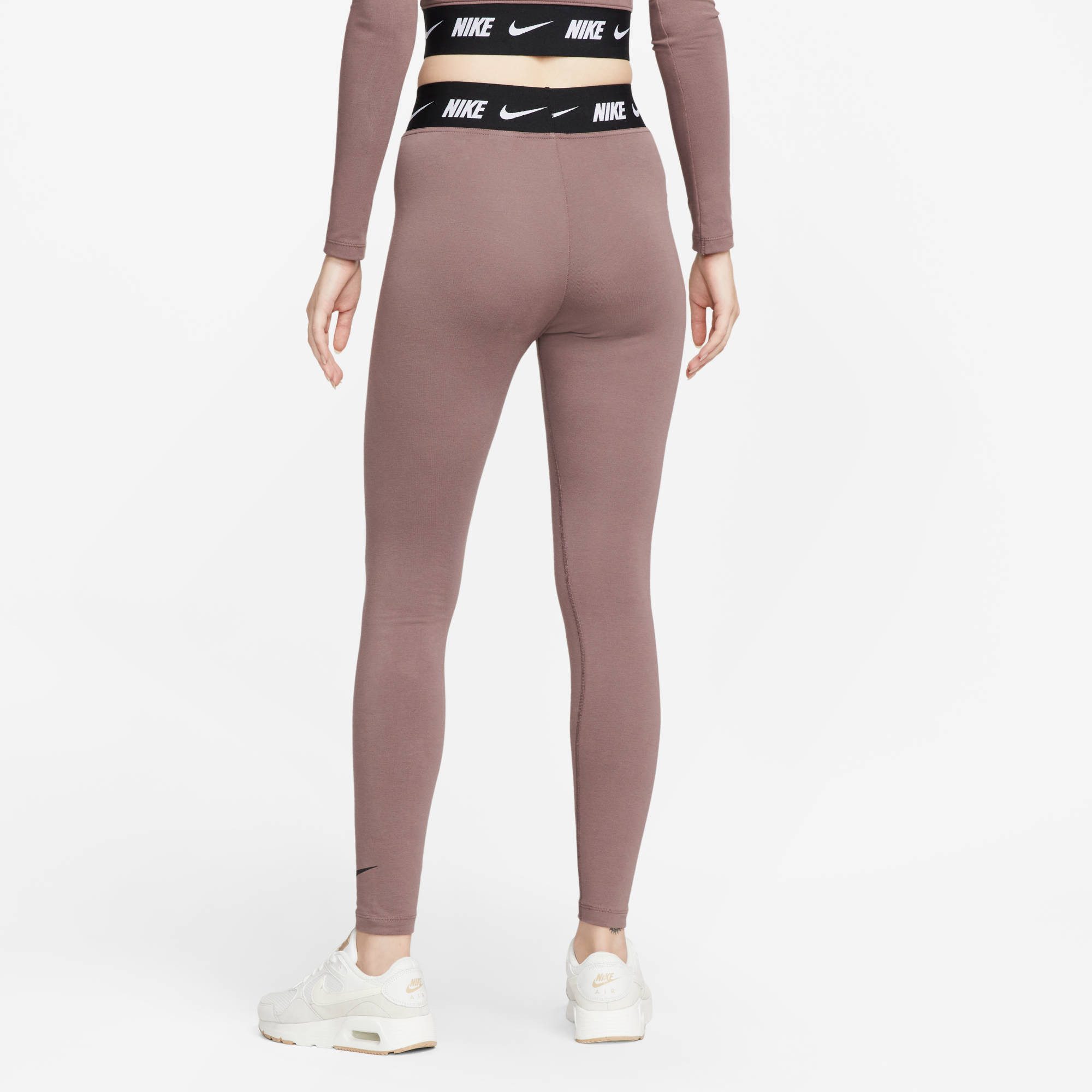 Nike Lauftights W NSW CLUB HW LGGNG PLUM ECLIPSE/BLACK günstig online kaufen