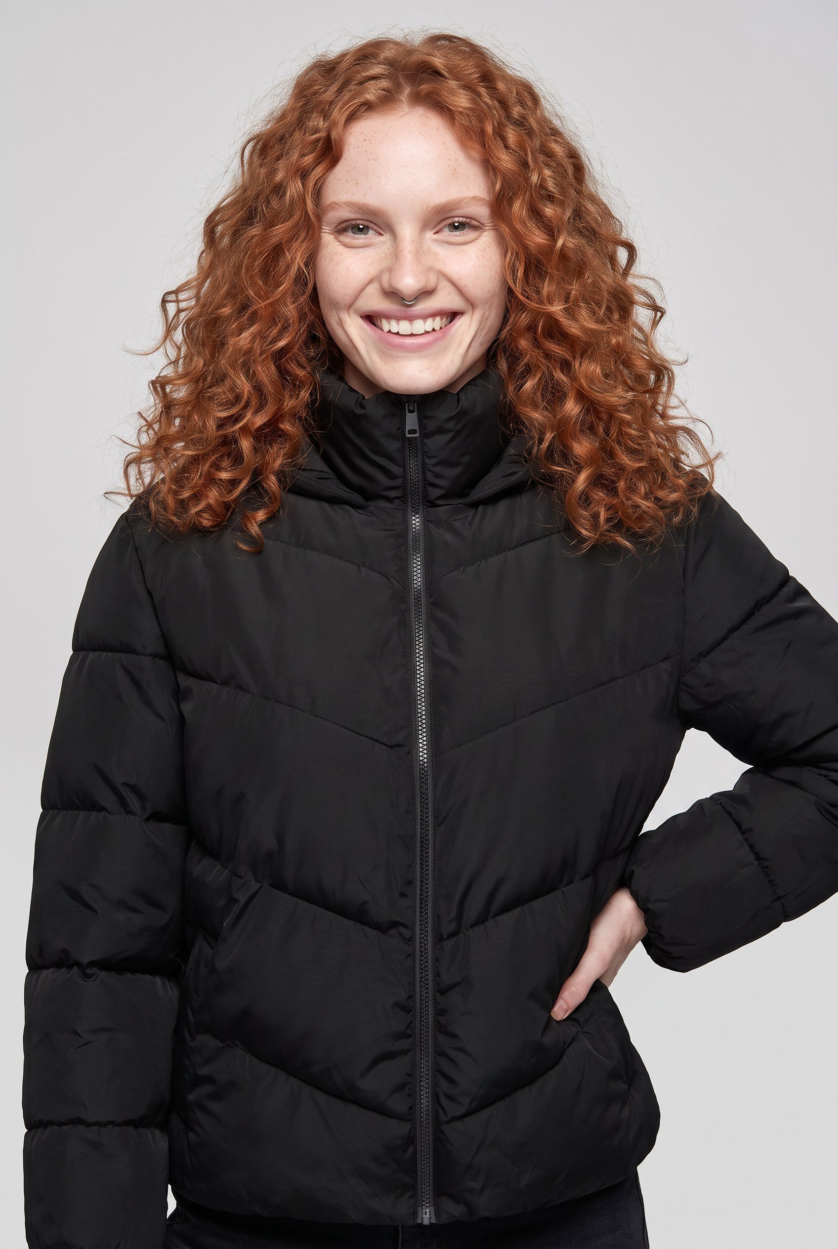 ONLY CARMAKOMA Steppjacke CARCLAIR SHORT PUFFER OTW Kunstfaser, normal geschnitten