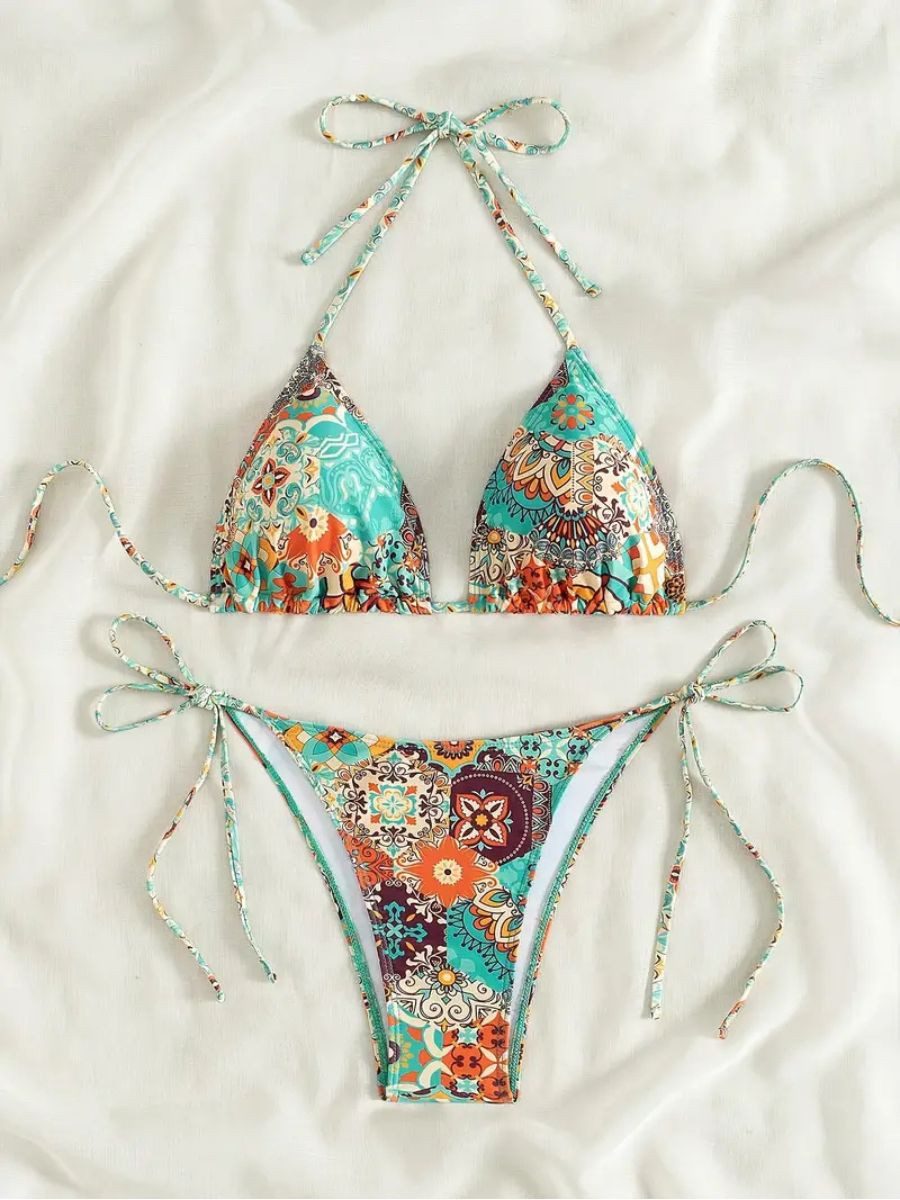 Elegant Love Triangel-Bikini Boho Bikini-Set mit günstig online kaufen