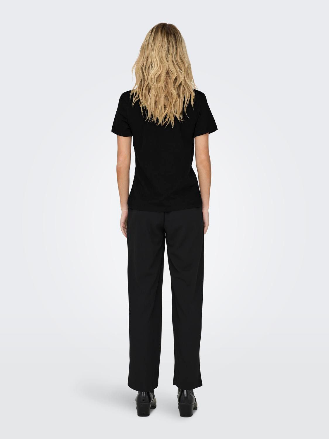 ONLY Kurzarmshirt ONLKITA LIFE REG S/S MIX TOP CS JRS EX. Baumwolle, regula günstig online kaufen