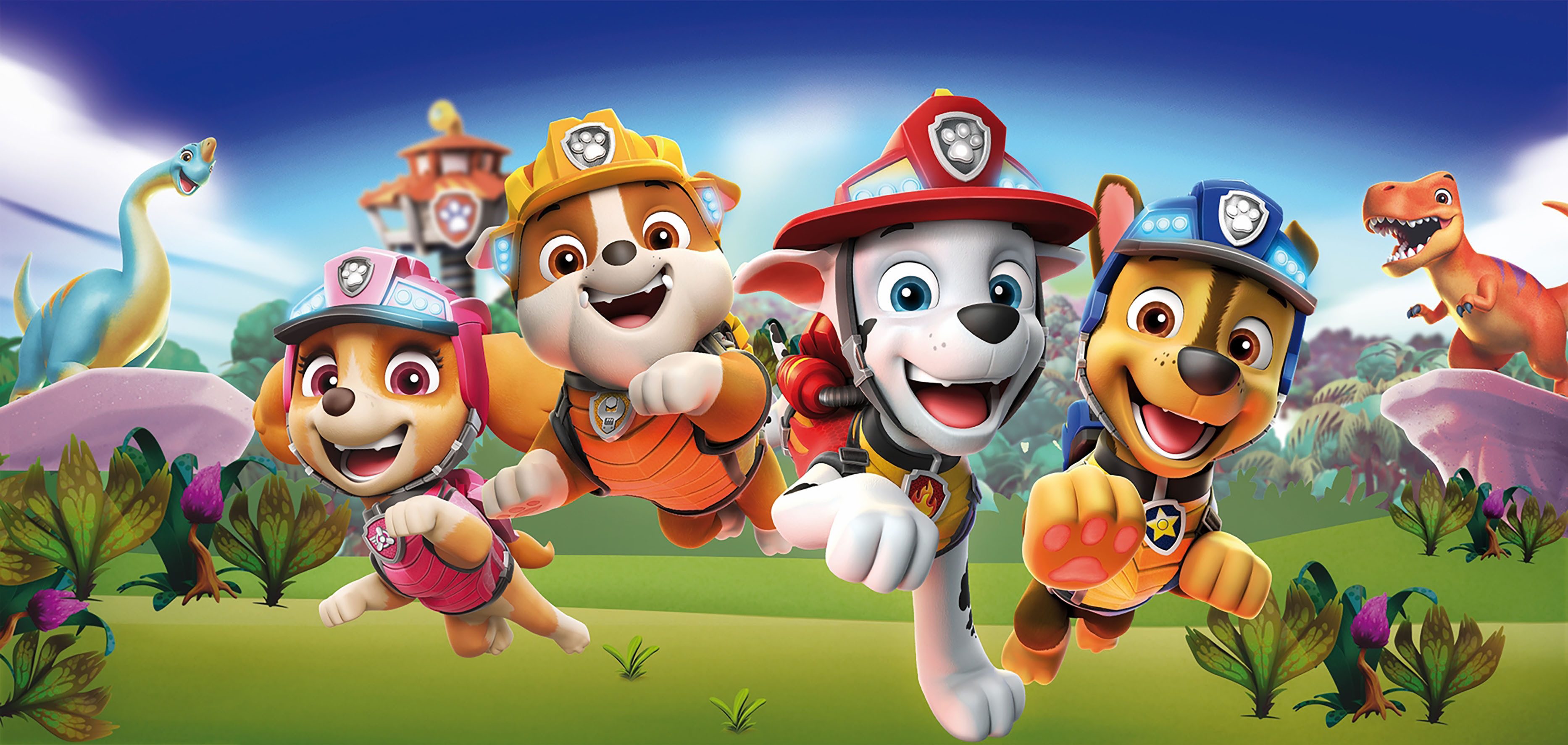 Bönninghoff Leinwandbild, Cartoon, Comic, Dinosaurier, Hunde, Hundebilder, günstig online kaufen