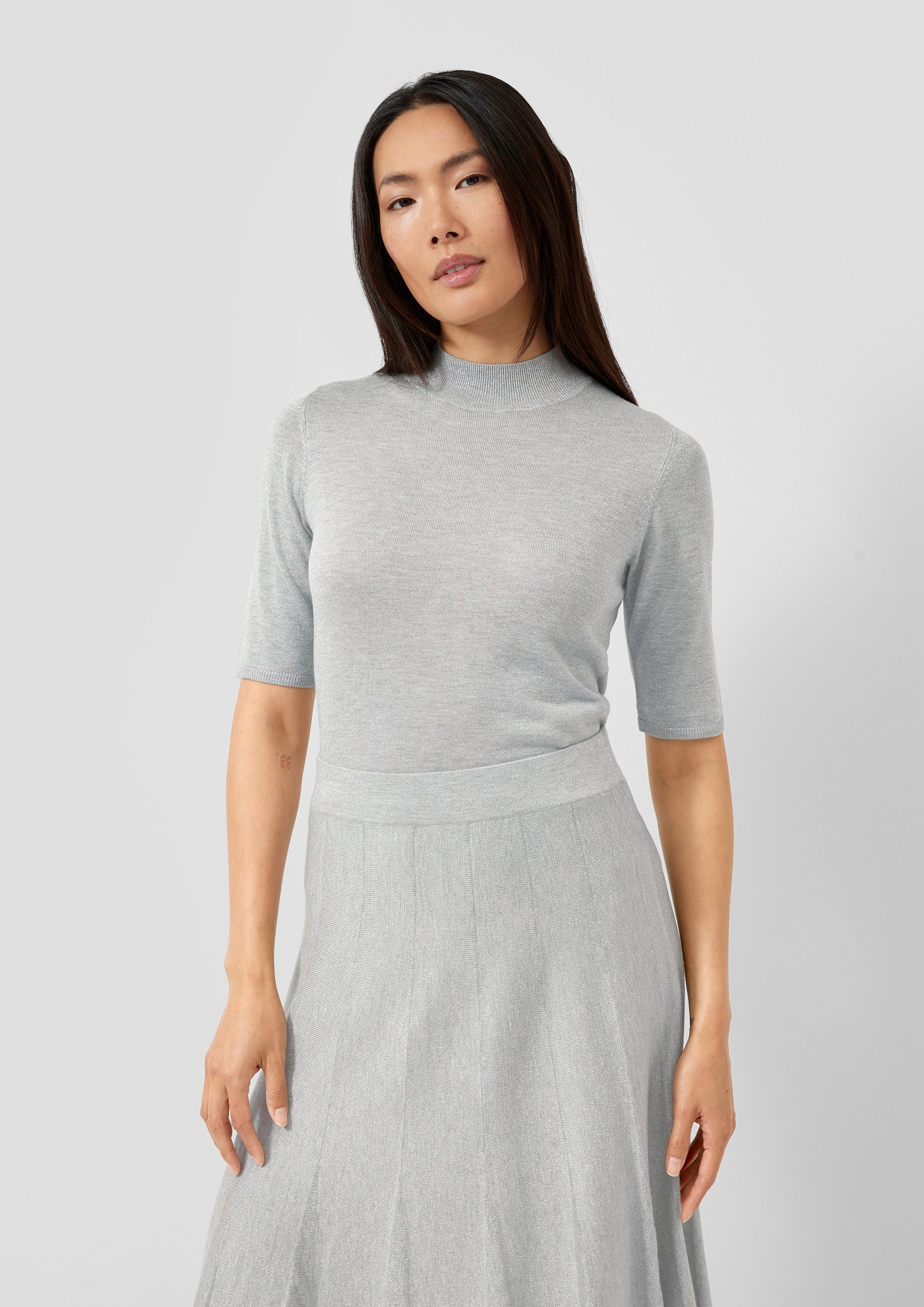 Kurzarmpullover Strickpullover