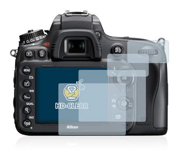 BROTECT Schutzfolie für Nikon D610, Displayschutzfolie, 2 Stück, Folie klar