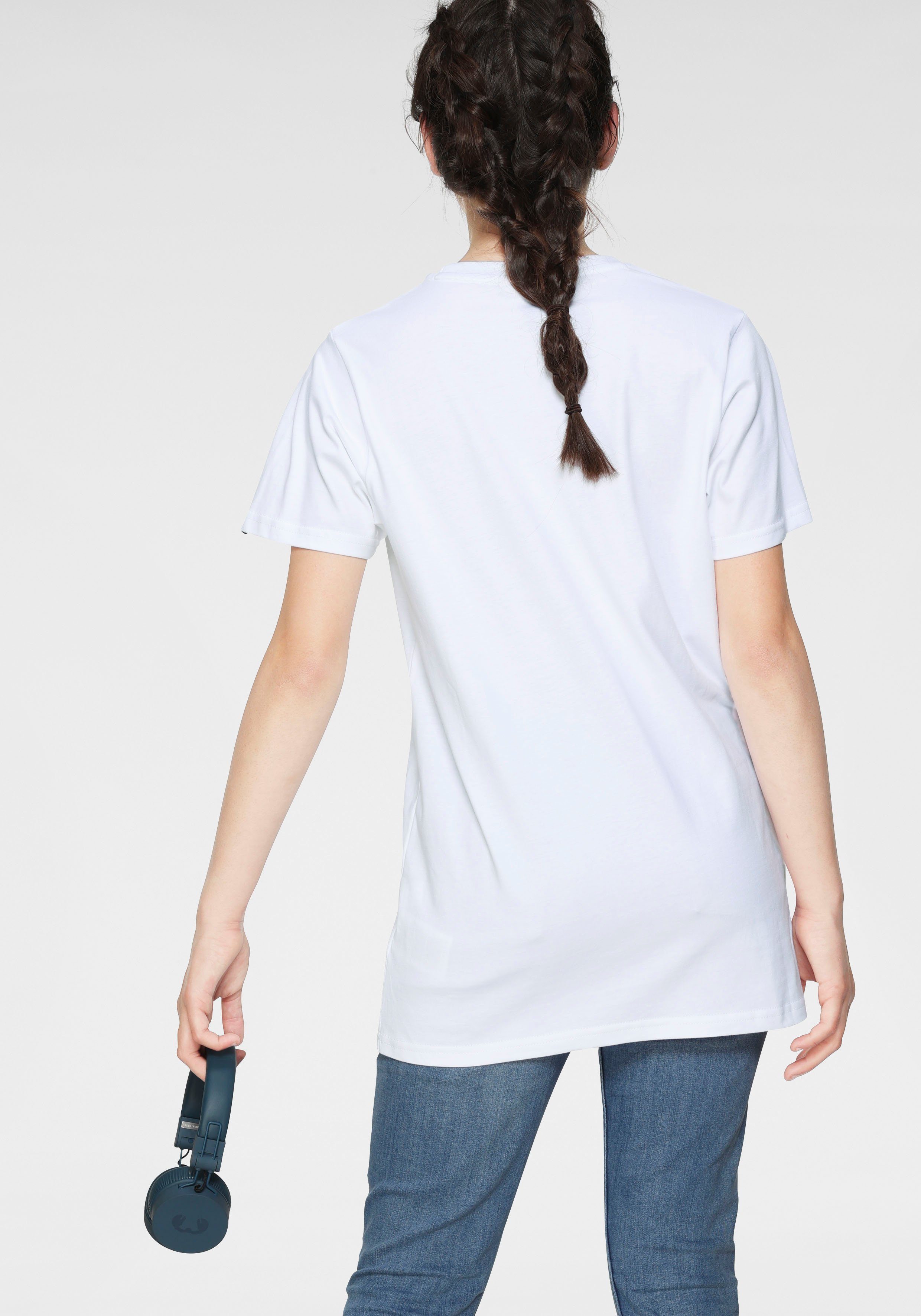 Ellesse T-Shirt JENA mit Rundhalsausschnitt, po-bedeckende Länge, aus Baumwolle