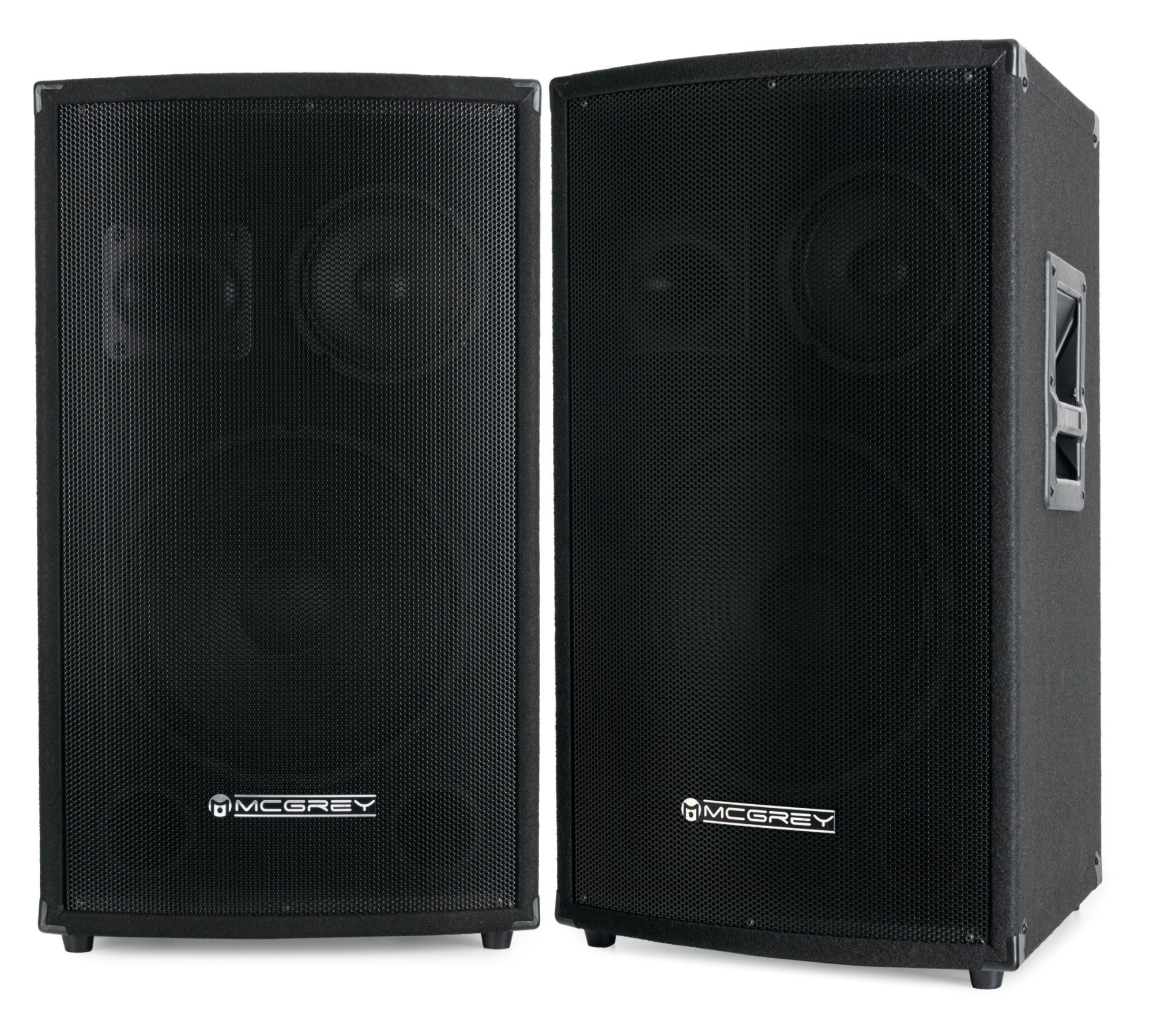 McGrey Paar SL-12/3 3-Wege DJ PA Box Lautsprecher (300 W, Passiv Speaker 30cm (12 zoll), 3-Wege System, Holzgehäuse)