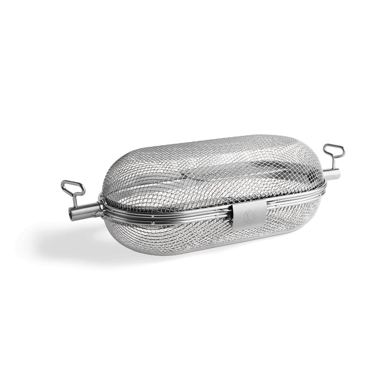 BURNHARD® Drehspieß Drehspieß Grillkorb Edelstahl, Grillrondell passend für Rotisserie