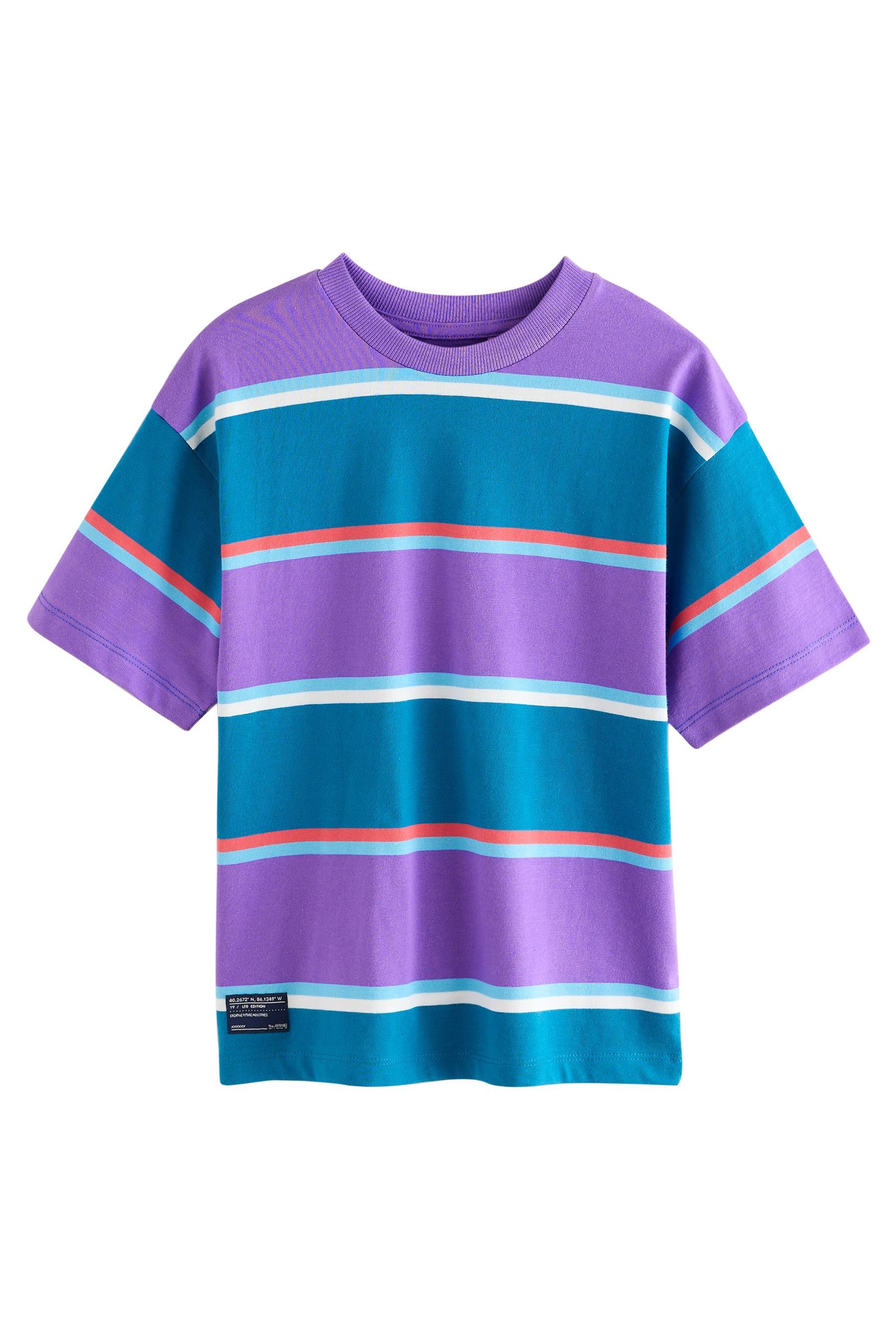 Next T-Shirt Legeres T-Shirt mit Streifen günstig online kaufen