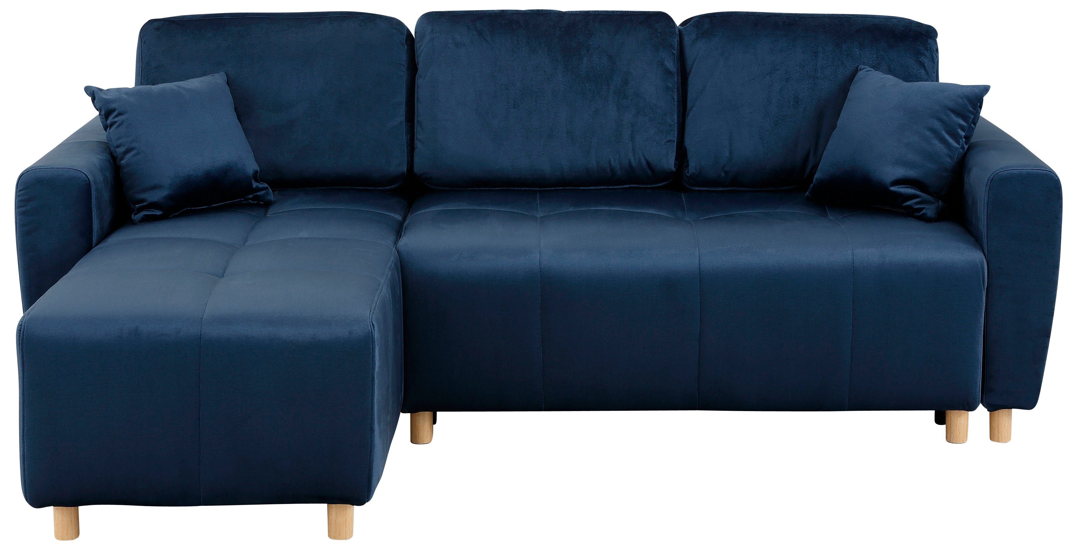 Home affaire Ecksofa Scania L-Form, wahlweise mit Bettfunktion und Bettkasten