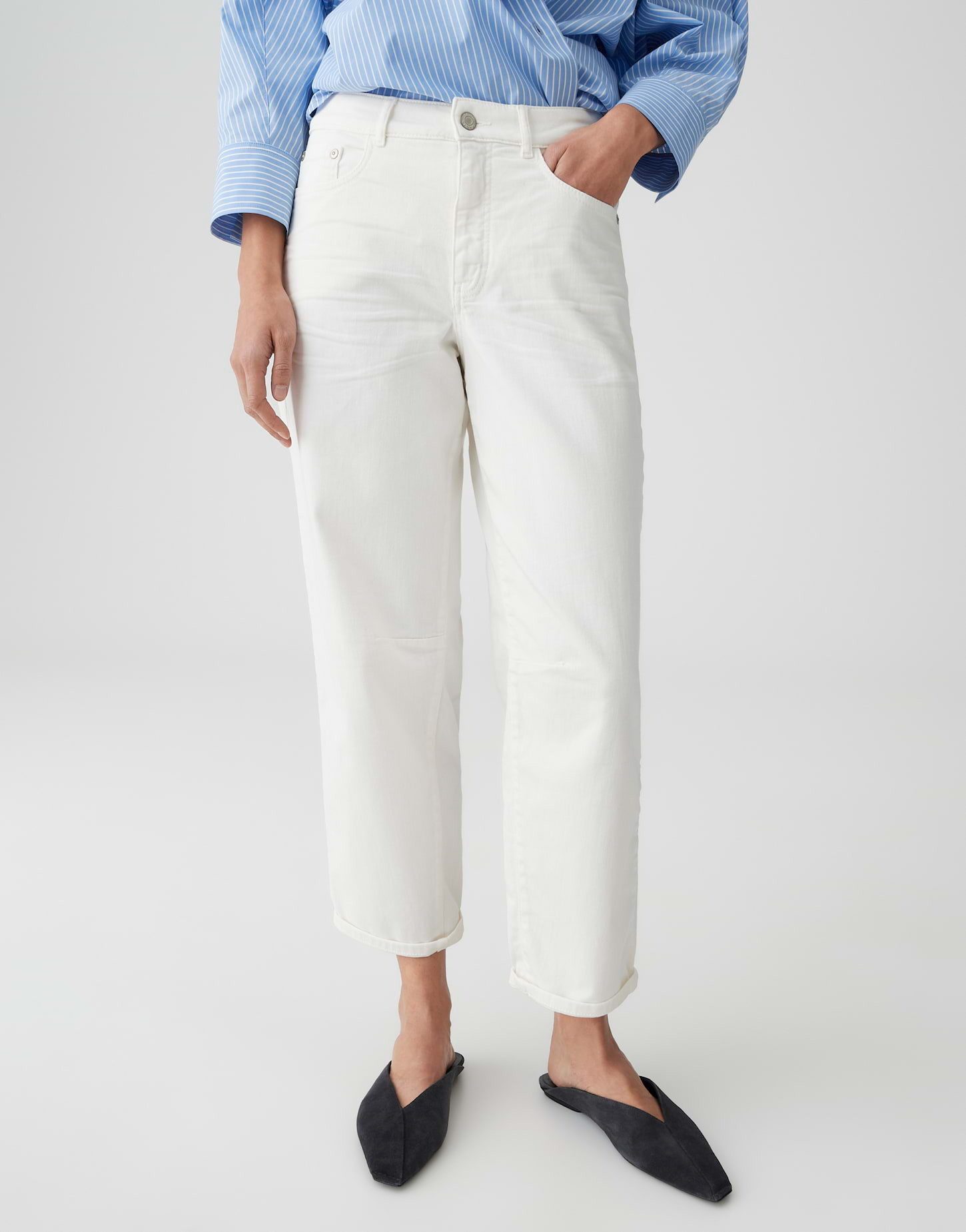 Relax-fit-Jeans MELLY RELAX aus BCI Cotton Mix Mid Rise