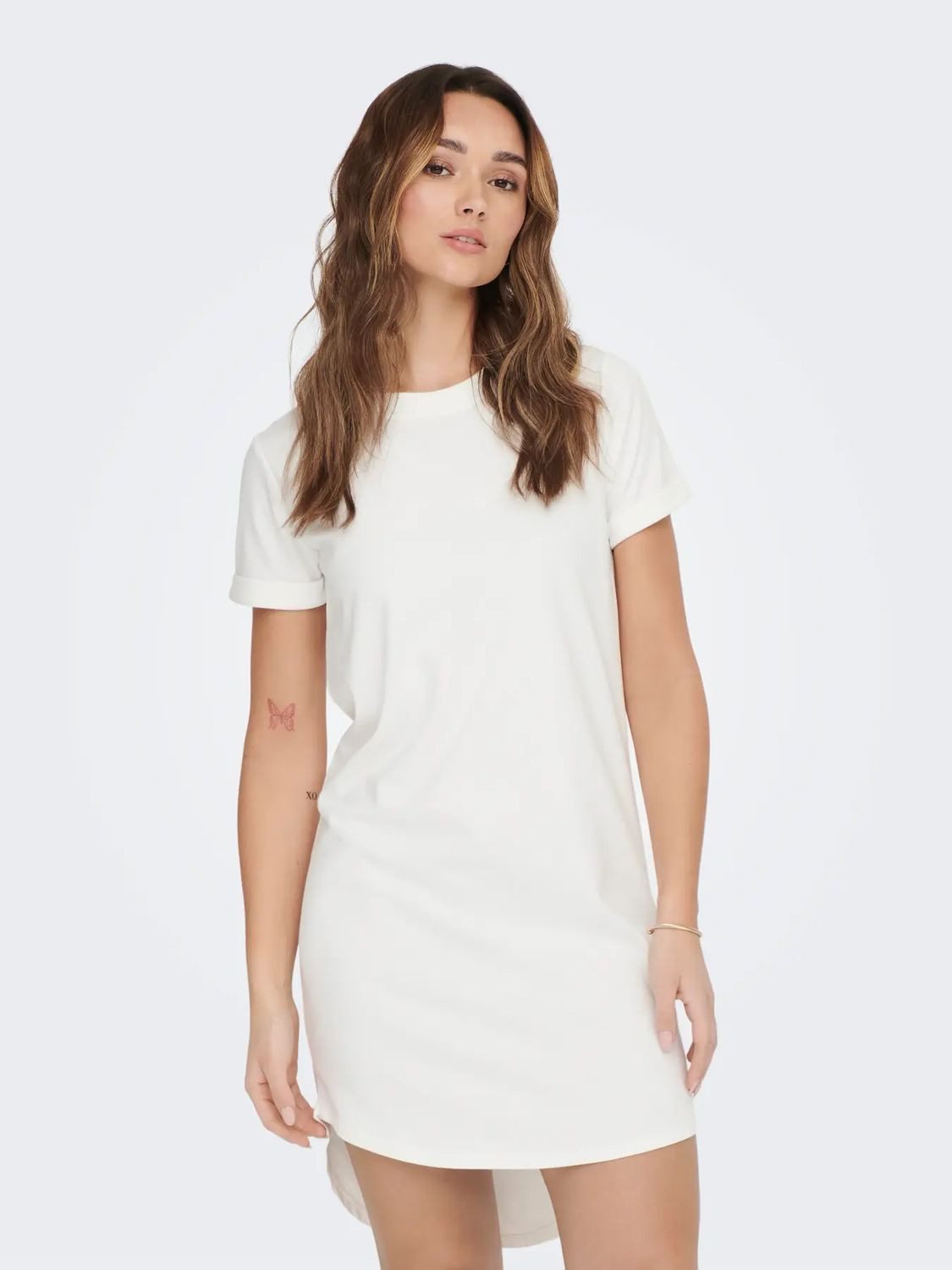 JDY Jerseykleid (Set) T-Shirt_Kleid für einen eleganten oder lässigen Look im 2er Sparpack