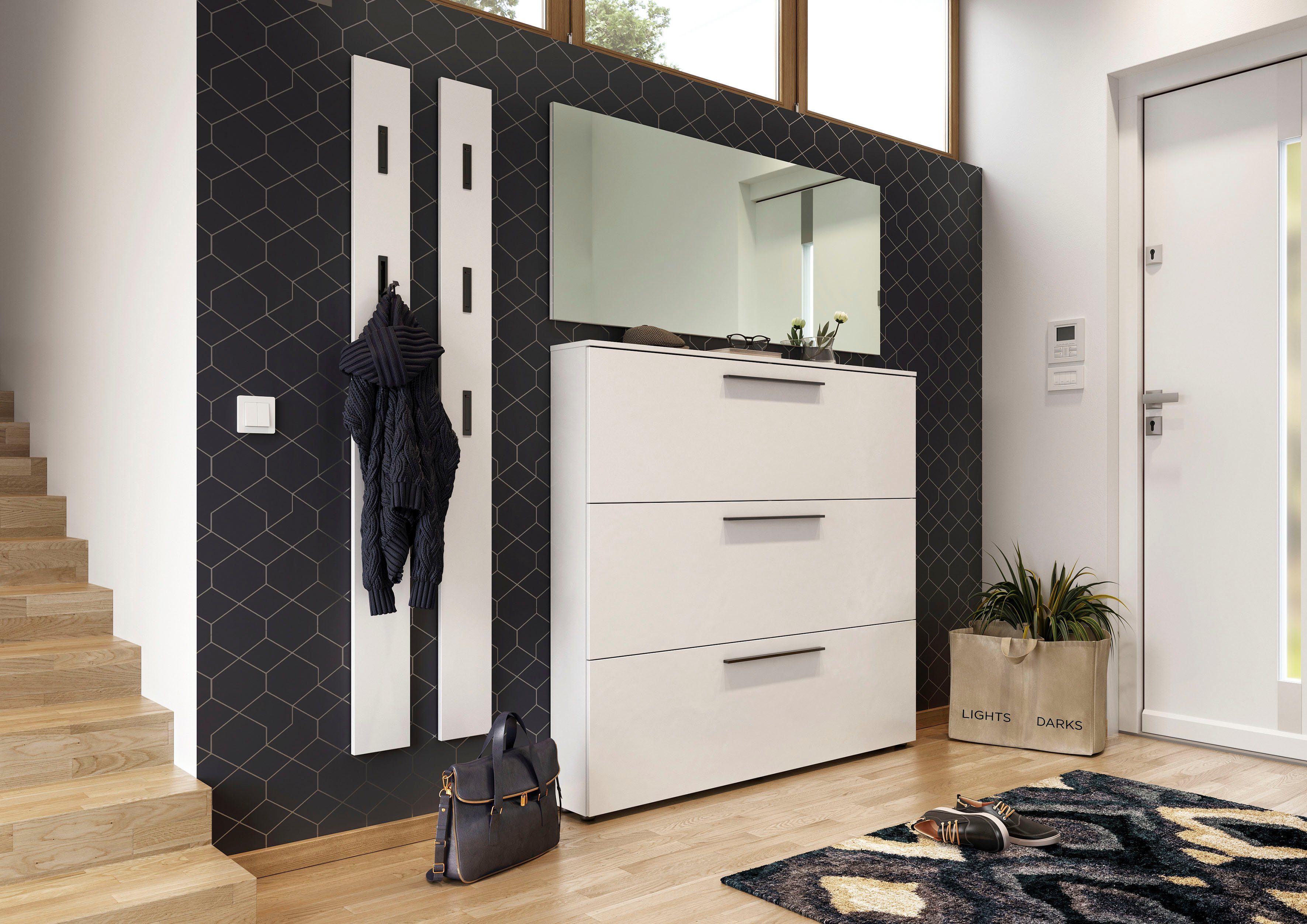 GERMANIA Garderobenpaneel GW-Utah Garderobenpaneel (1 St), mit ausklappenba günstig online kaufen