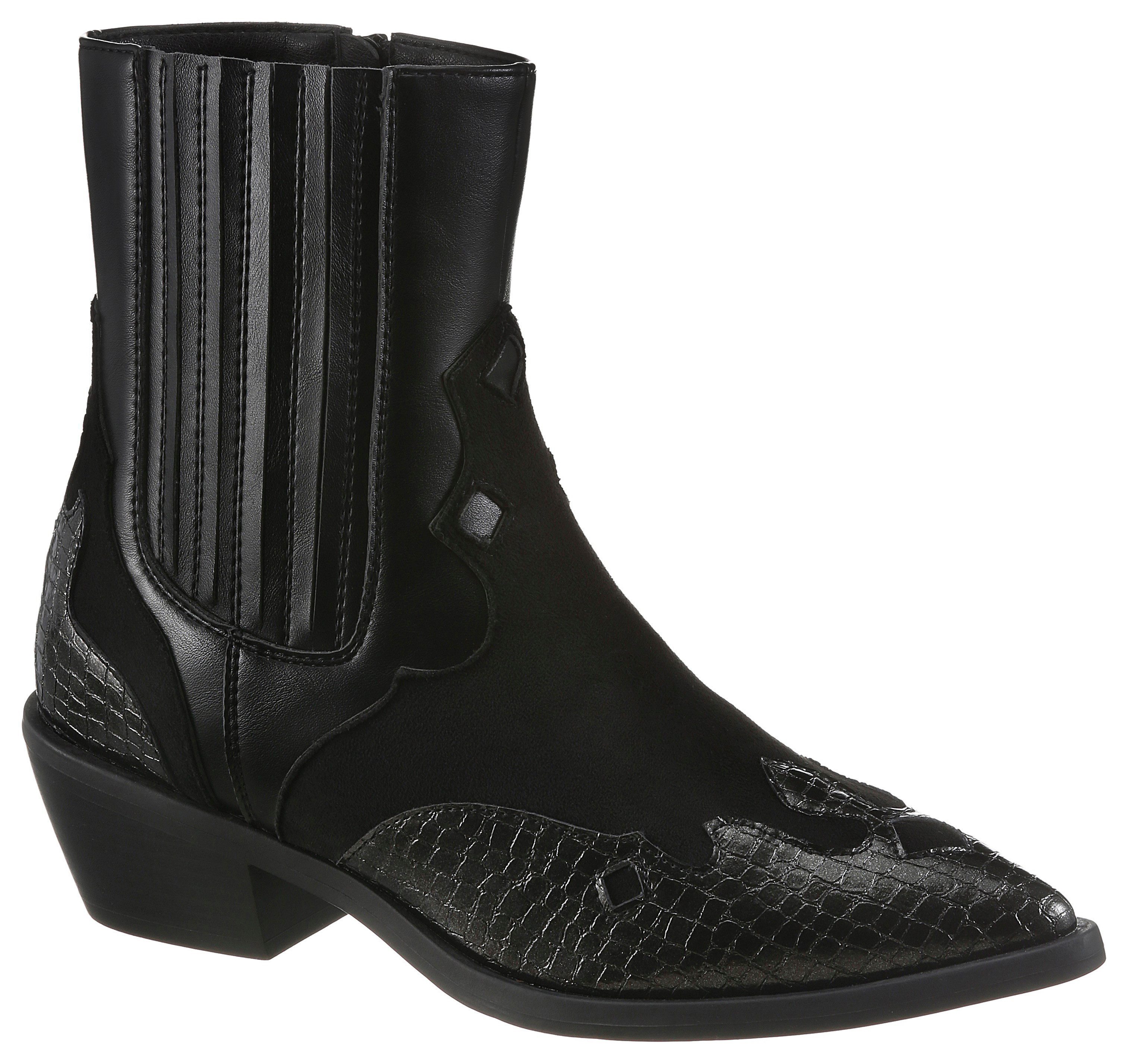 Aniston SHOES Westernstiefelette Cowboystiefelette mit Stretch - NEUE KOLLEKTION. € 63,00