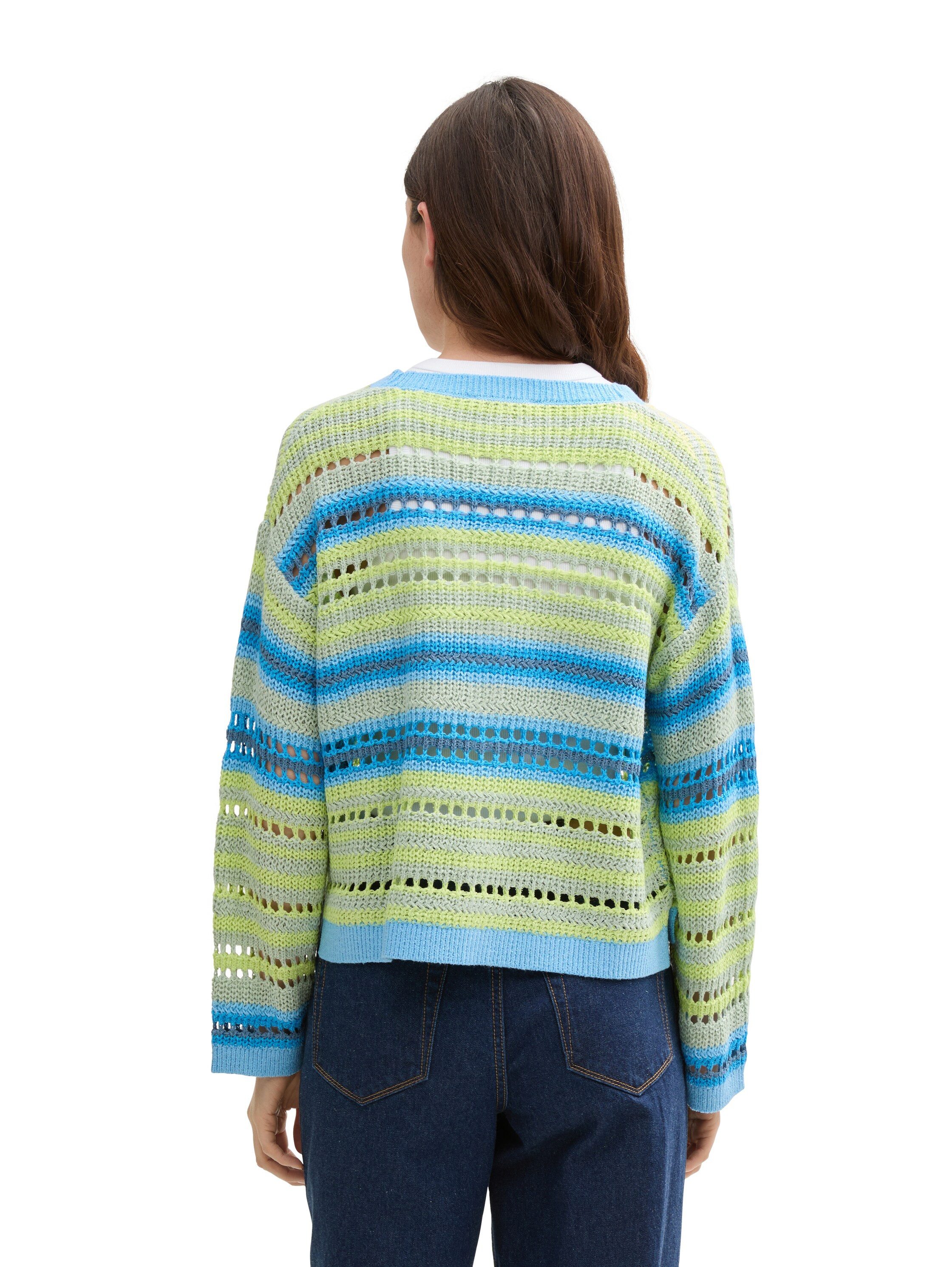 TOM TAILOR Denim Cardigan mit Streifen günstig online kaufen