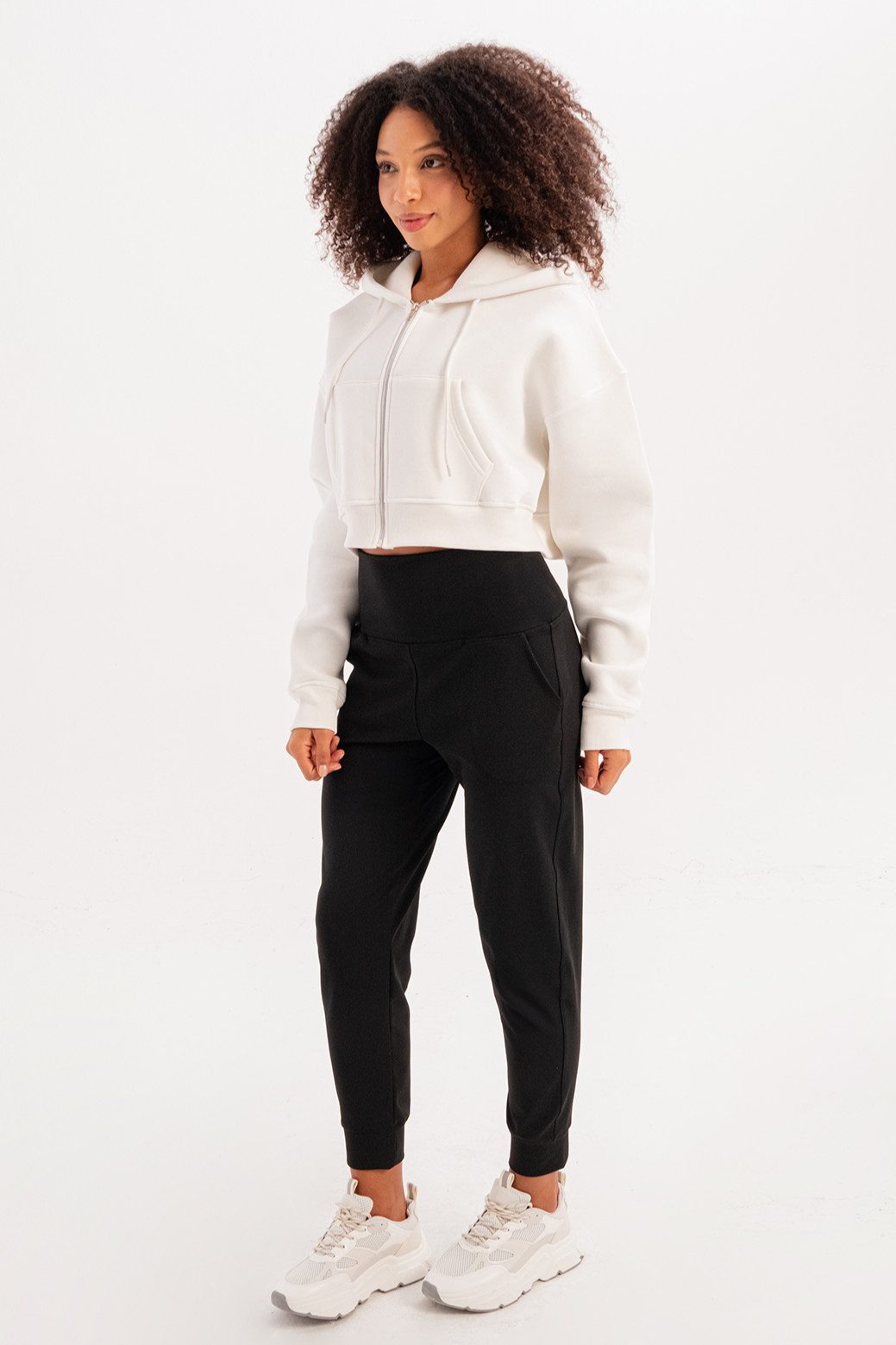 JUSTEVER Kapuzenpullover Crop Hoodie Damen-Sweatshirt günstig online kaufen