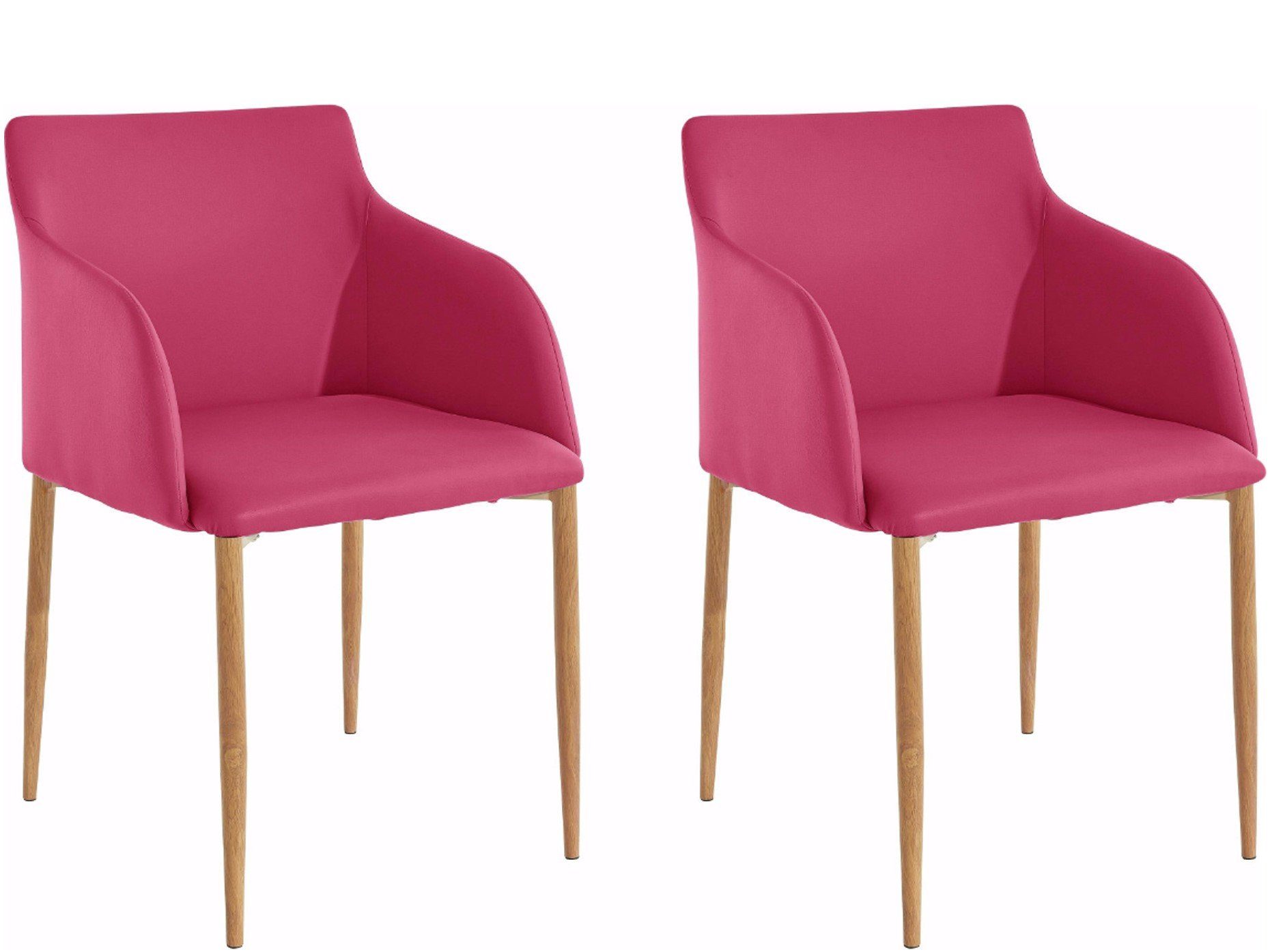 loft24 Stuhl Nimbus (2 St) rosa | Stühle