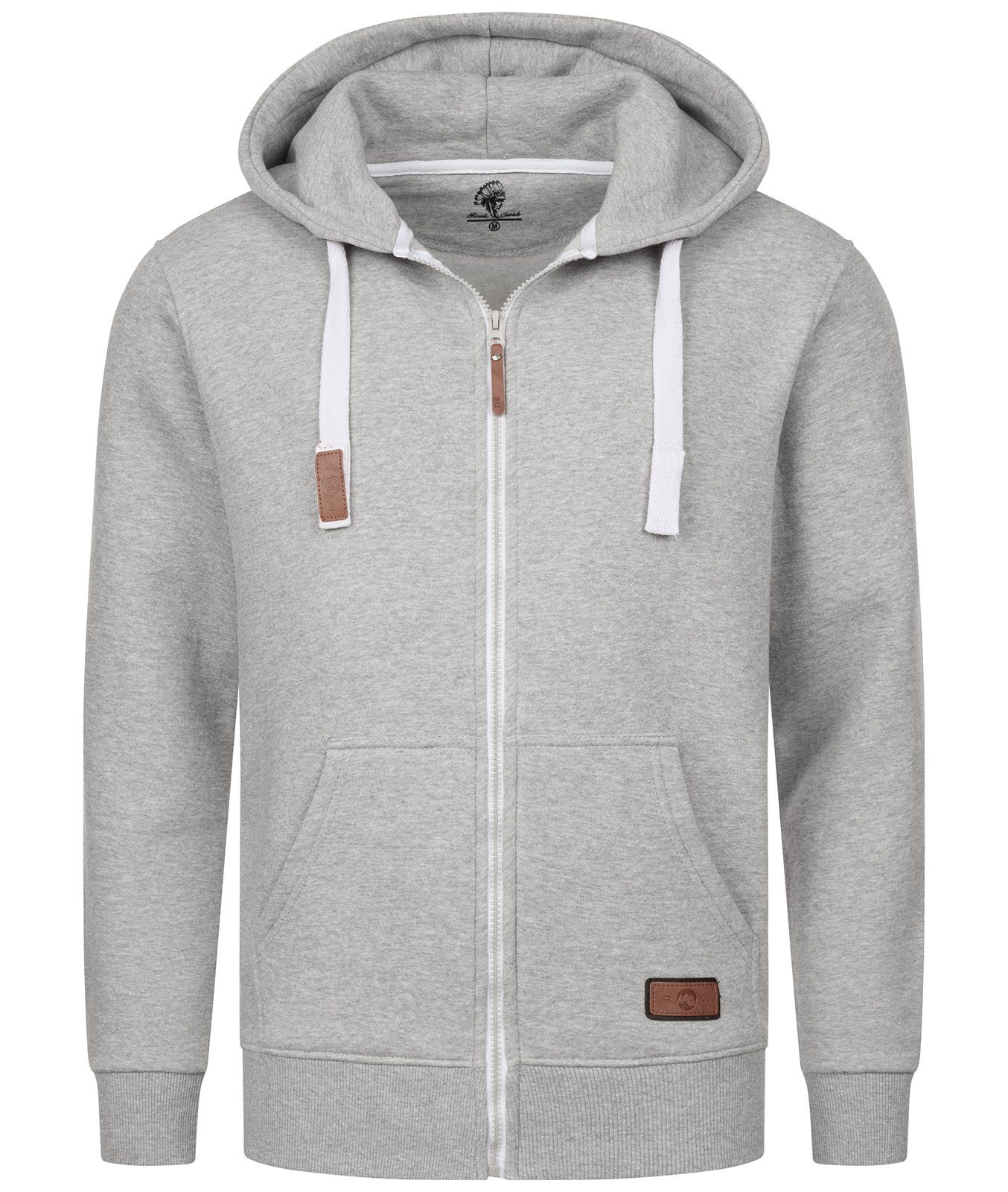 Rock Creek Hoodie Herren Kapuzenpullover Hoodie H-341 Grau