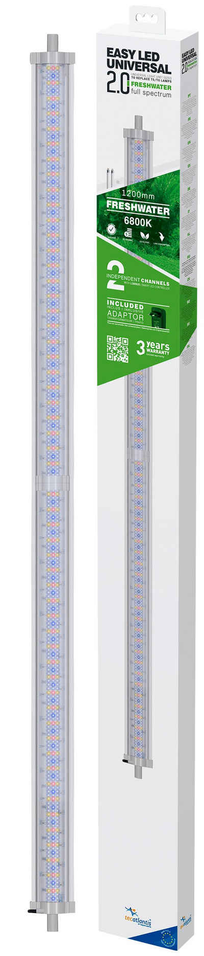 Aquatlantis LED Aquariumleuchte EasyLED Universal 2.0 SW, LED fest integriert