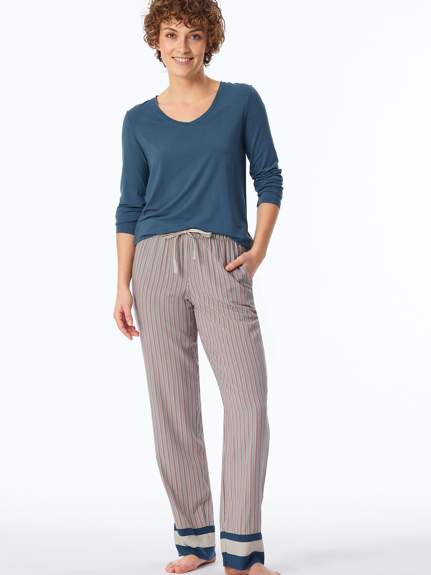 Schiesser Pyjamahose Mix & Relax schlaf-hose günstig online kaufen