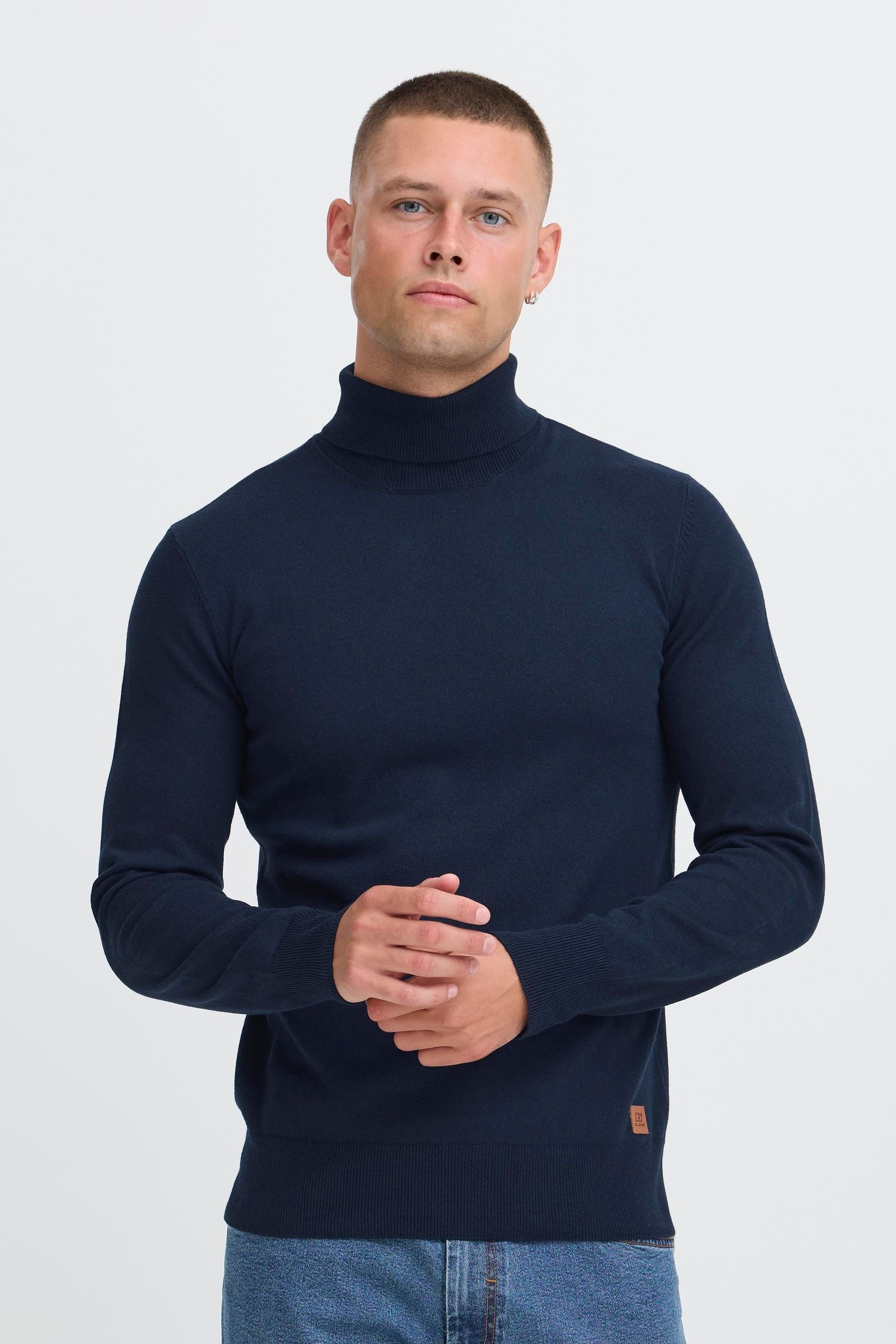 Blend Rollkragenpullover BHFibes Stilvoller Strickpullover mit günstig online kaufen