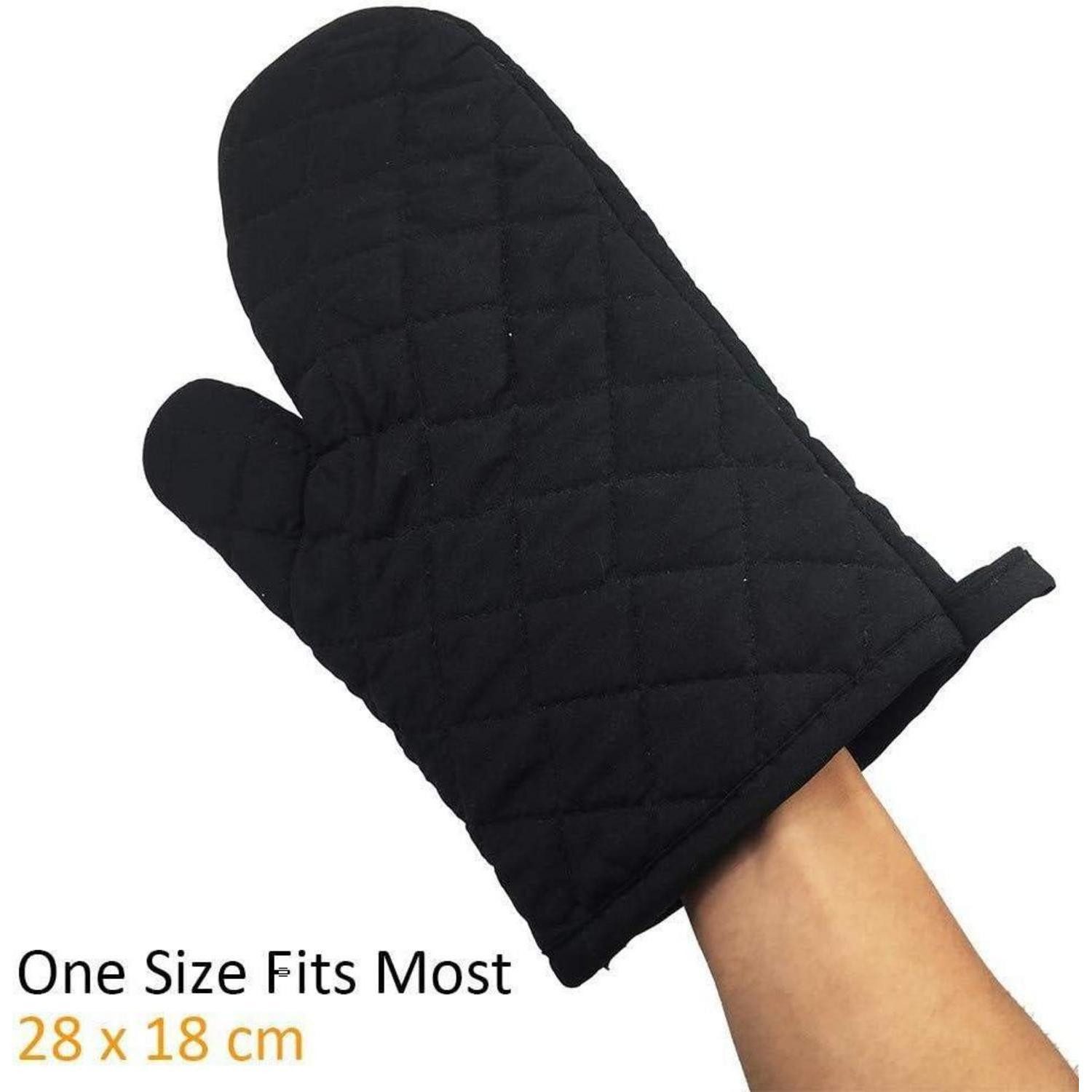 LuxusKollektion Topfhandschuhe Ofenhandschuhe Hitzebeständig Verdickte Topfhandschuhe Paar Lila