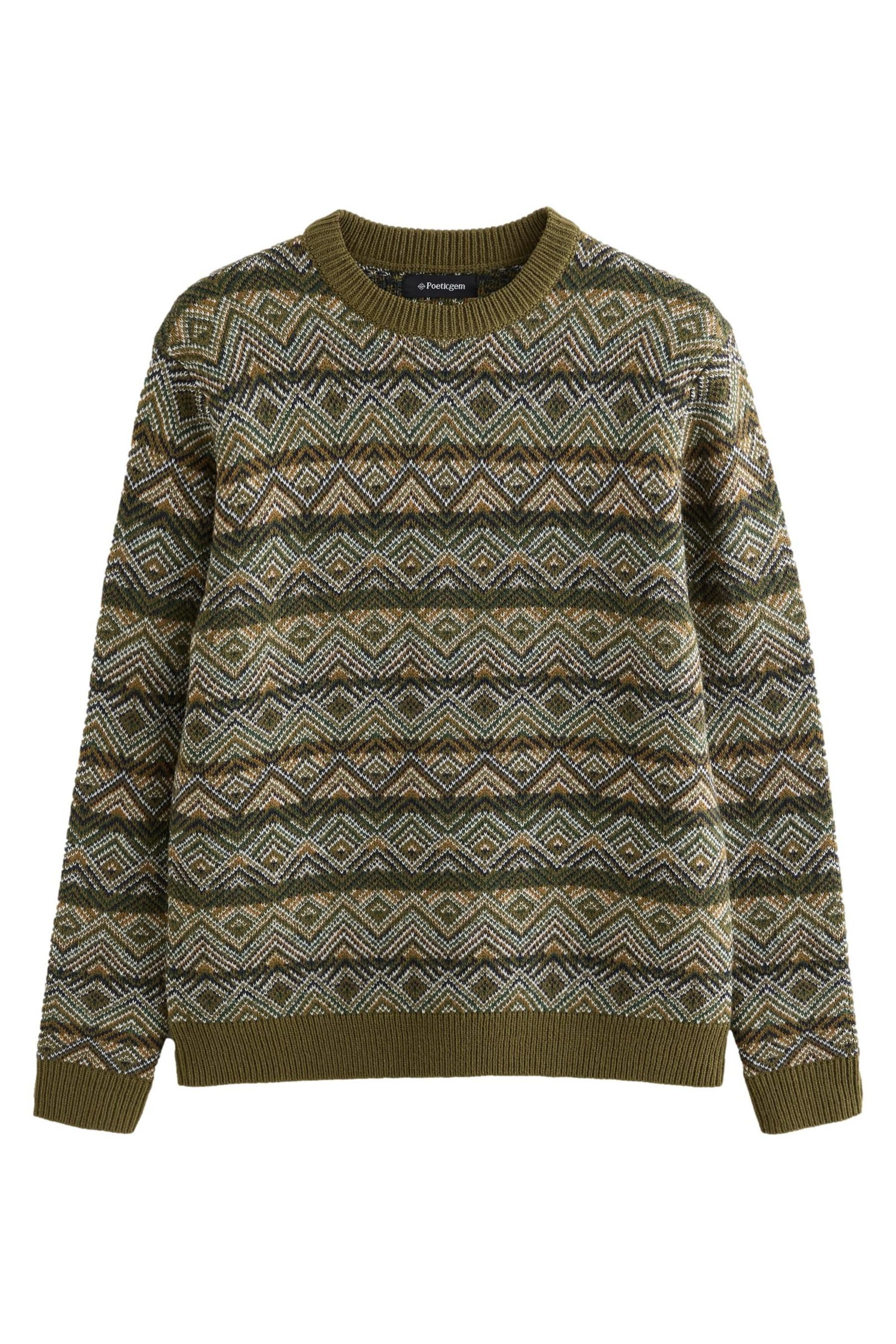 Next Norwegerpullover Regular Fit Pullover mit Fairisle-Muster (1-tlg)