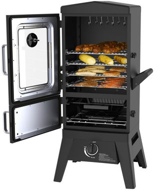 El Fuego Smoker Gasgrill "Portland W2" von El Fuego®, Smoker mit Fenster, 3,5 kW