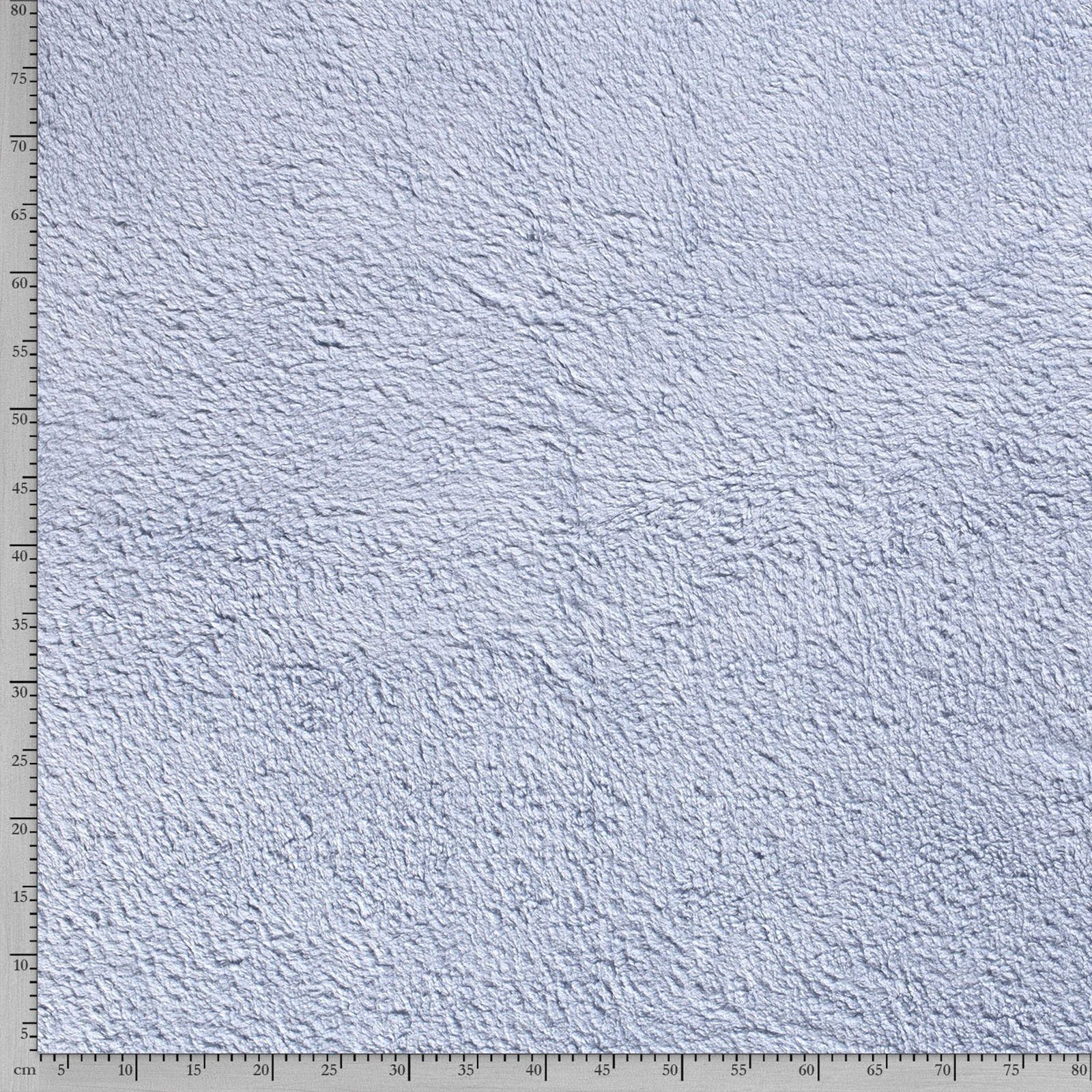 Thumbnail - maDDma Stoff 50x150cm Teddystoff Baumwollstoff Kinderzertifiziert Meterware, babyblau