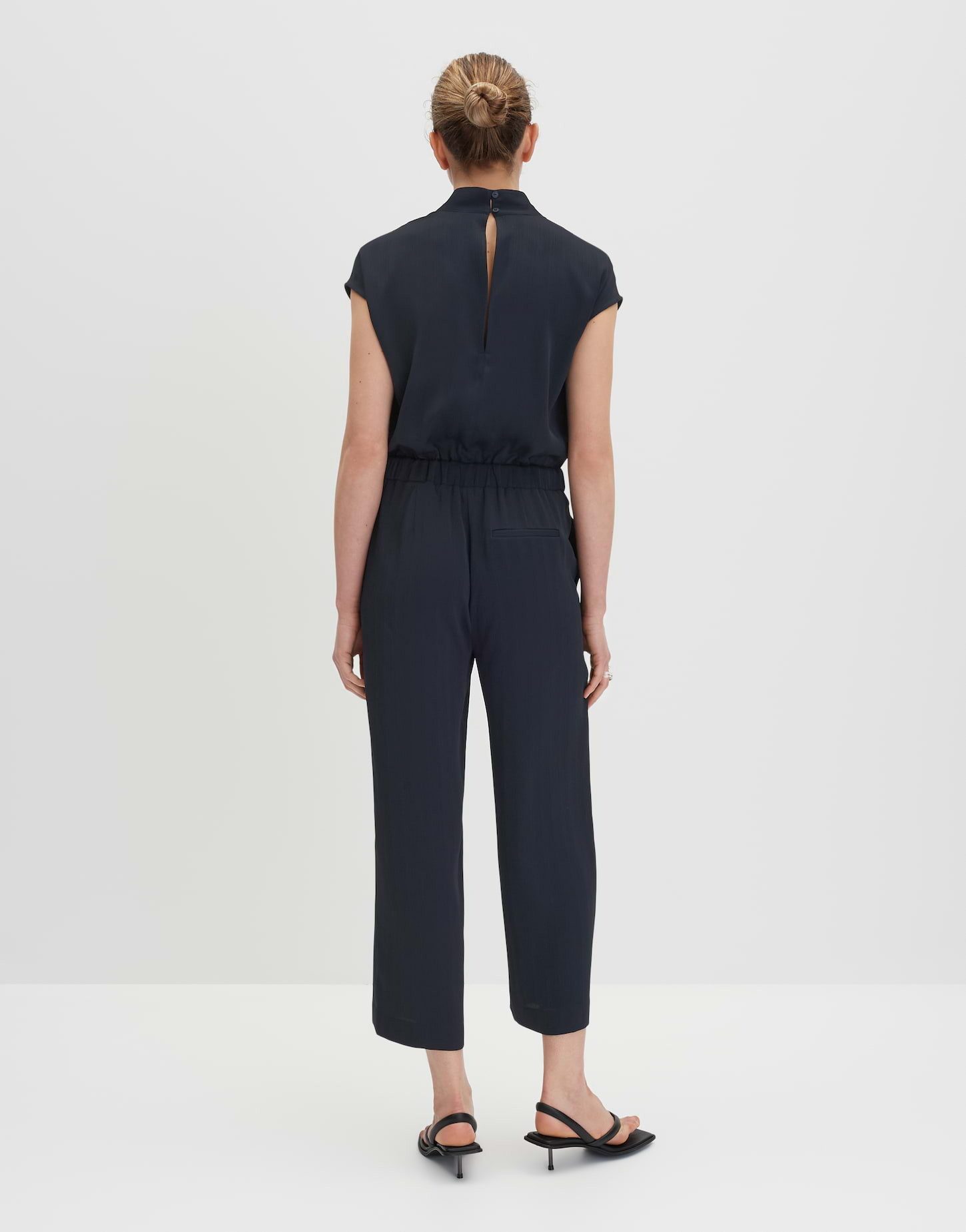 someday Jumpsuit CETSUSI mit gestreiften Webmuster